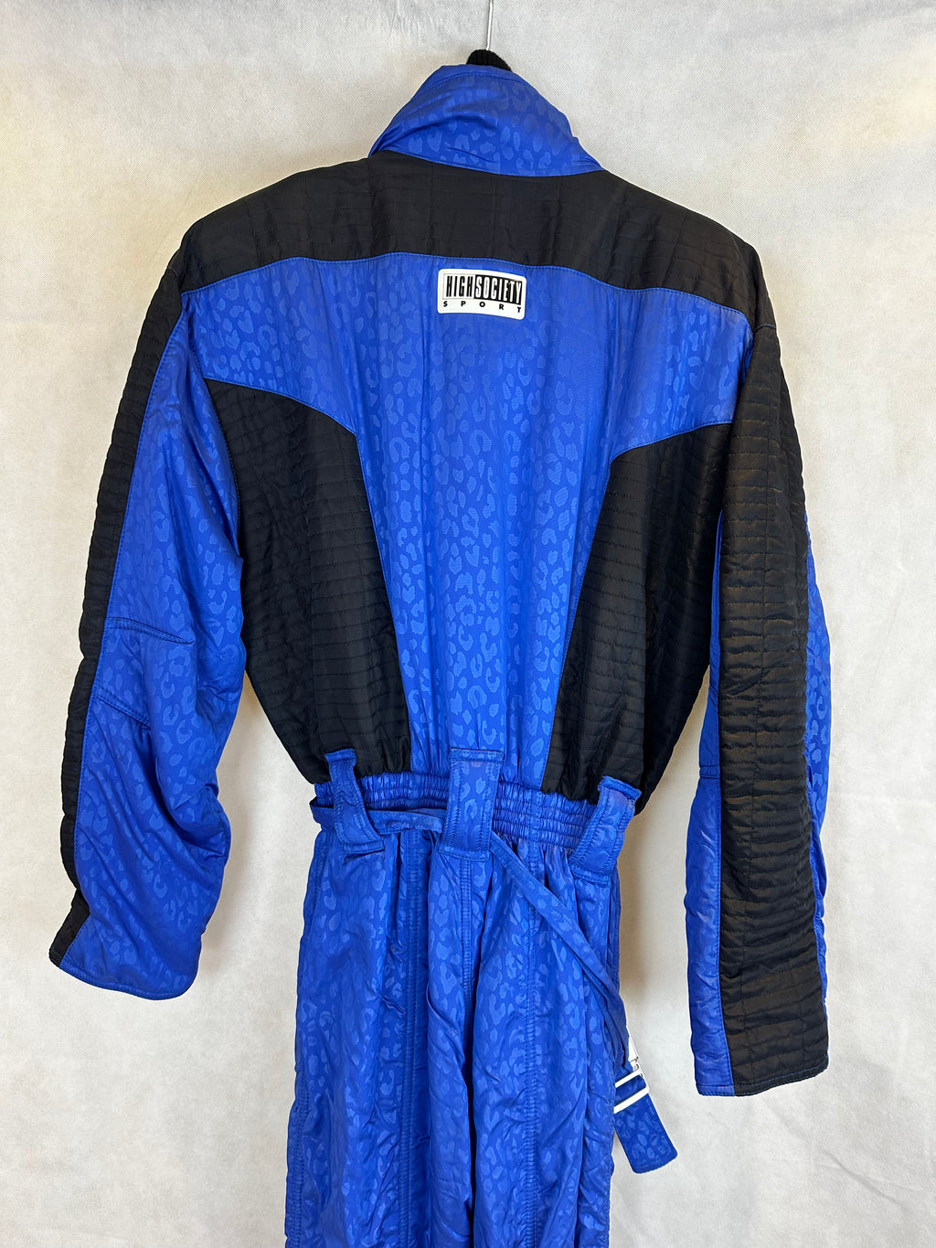 Vintage Skioverall von High Society in blau in M