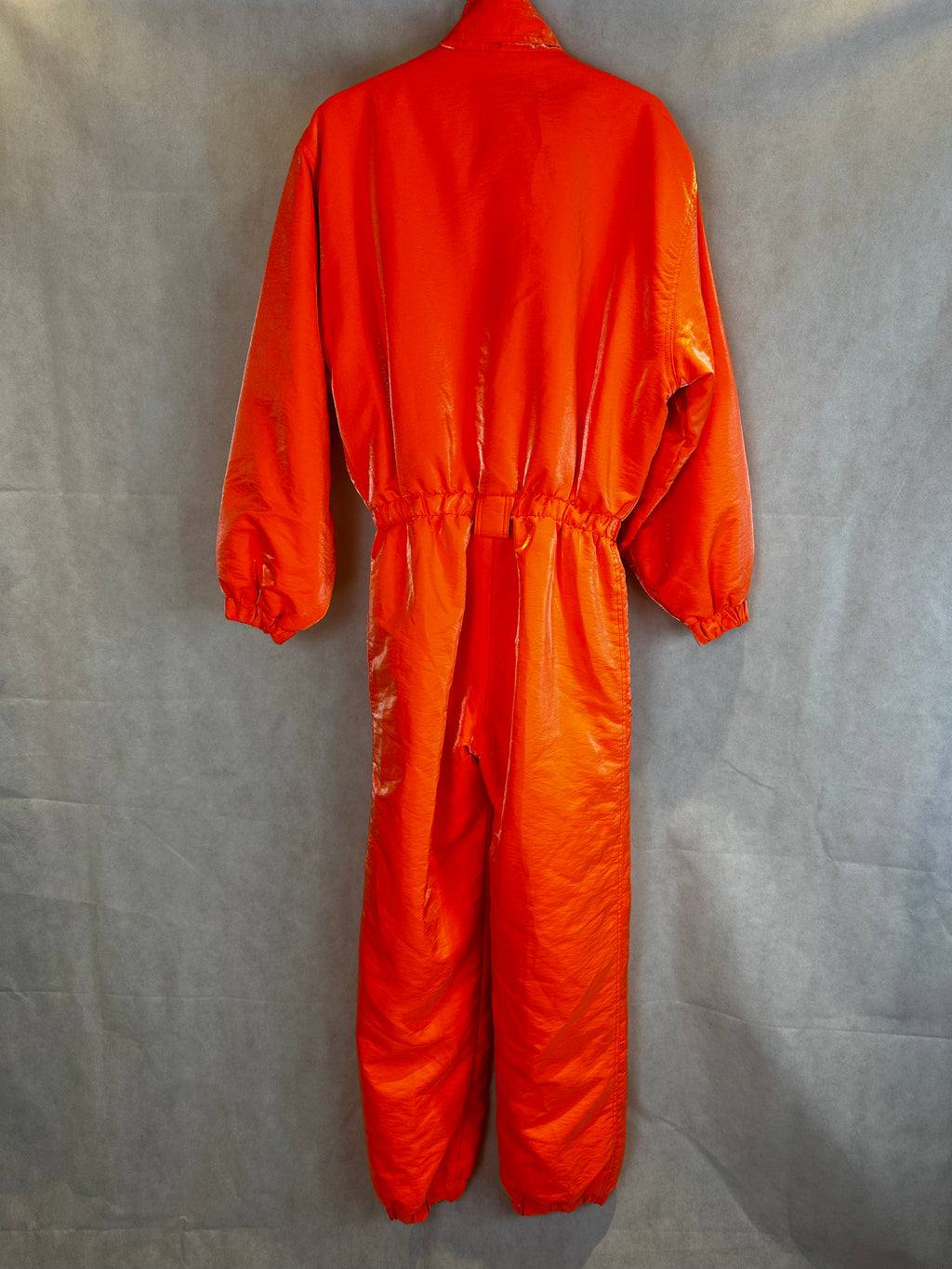 Vintage Skioverall in knalligen Orange in M/S