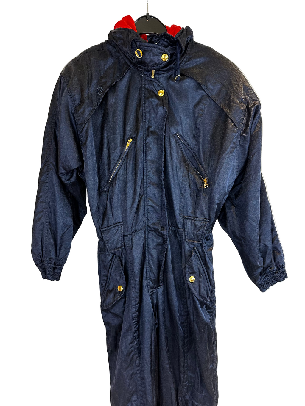 Vintage Skioverall in marineblau in M