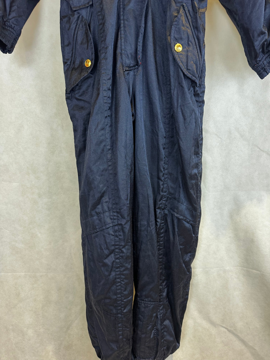 Vintage Skioverall in marineblau in M