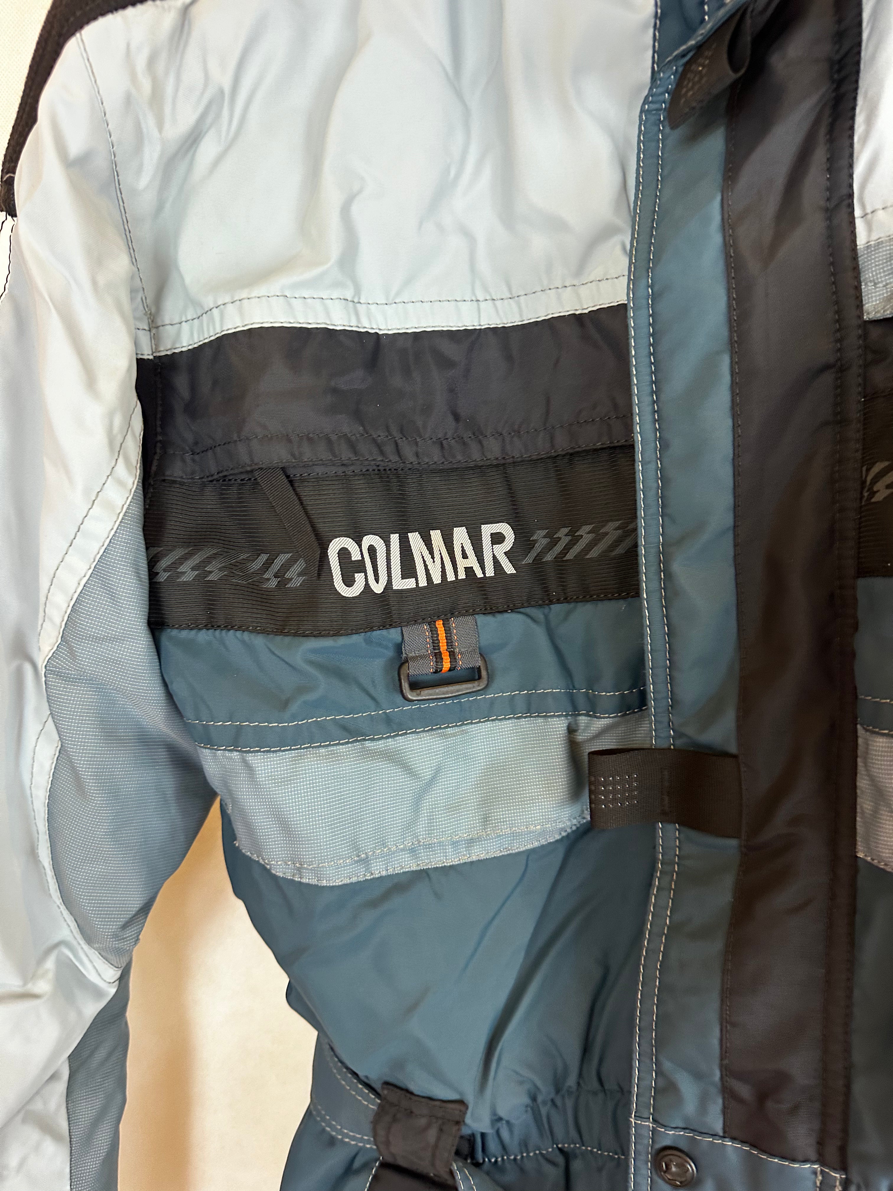 Vintage Skioverall von COLMAR in hellblau in L