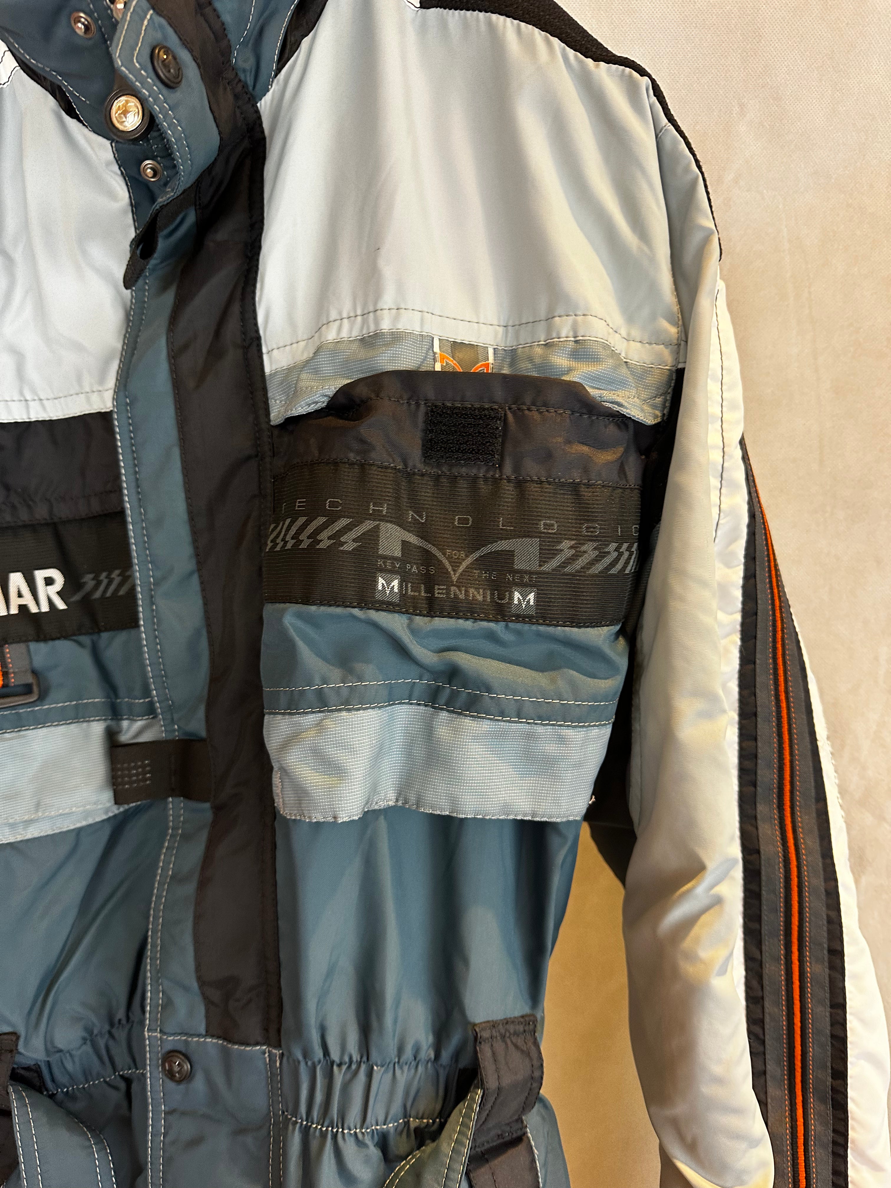 Vintage Skioverall von COLMAR in hellblau in L