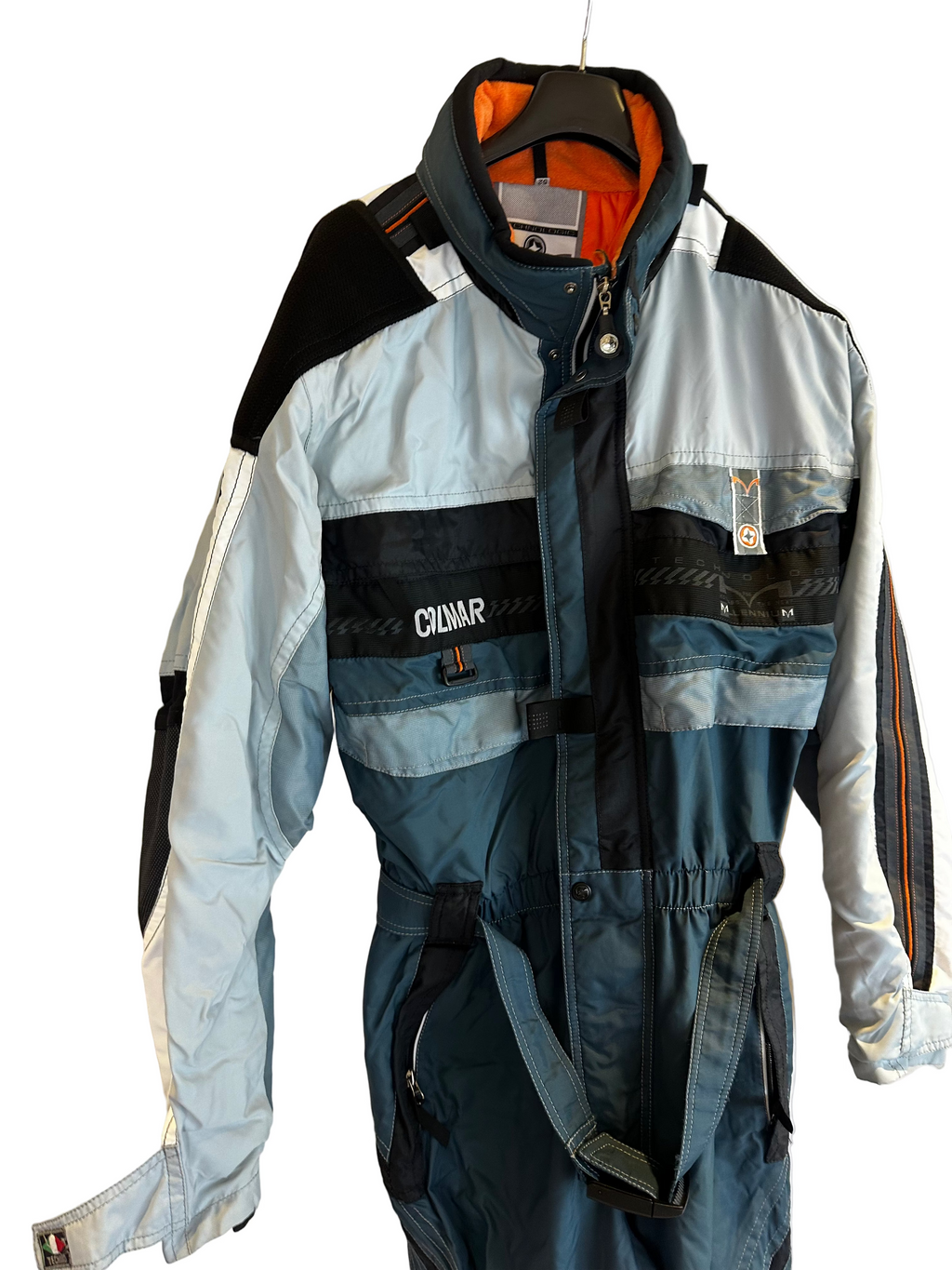 Vintage Skioverall von COLMAR in hellblau in L