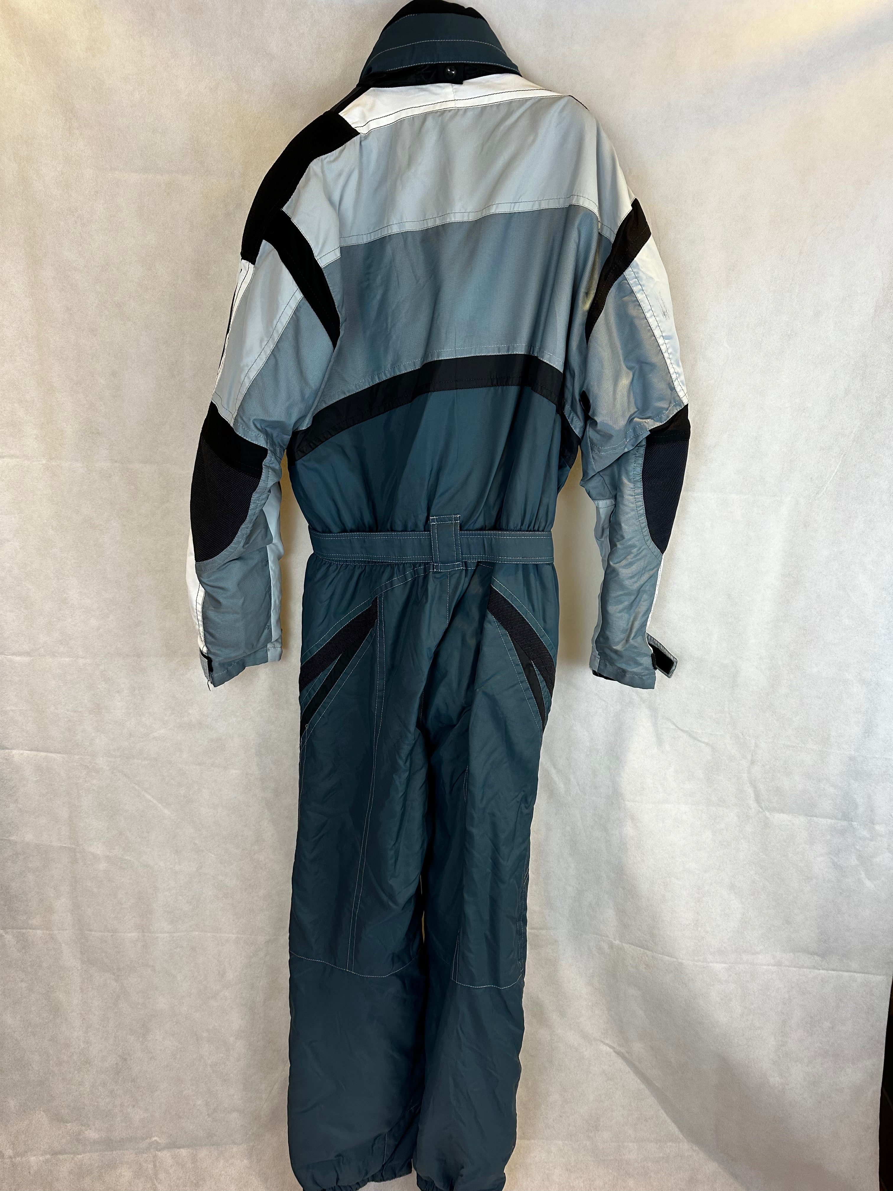 Vintage Skioverall von COLMAR in hellblau in L