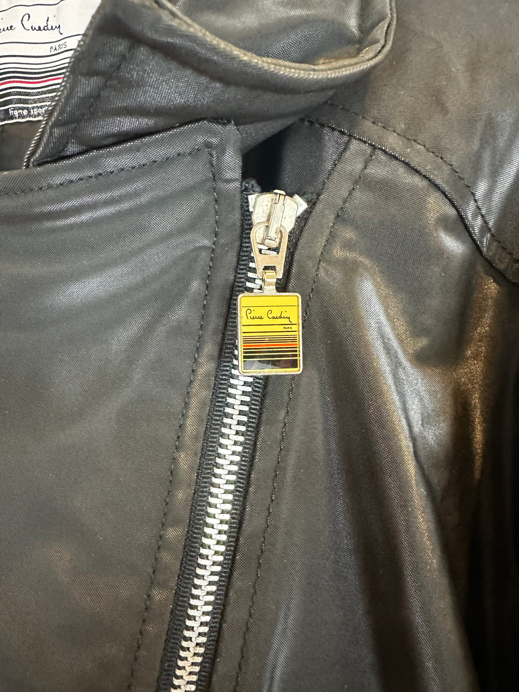 Vintage Skioverall von Pierre Cardin in Schwarz in S/M