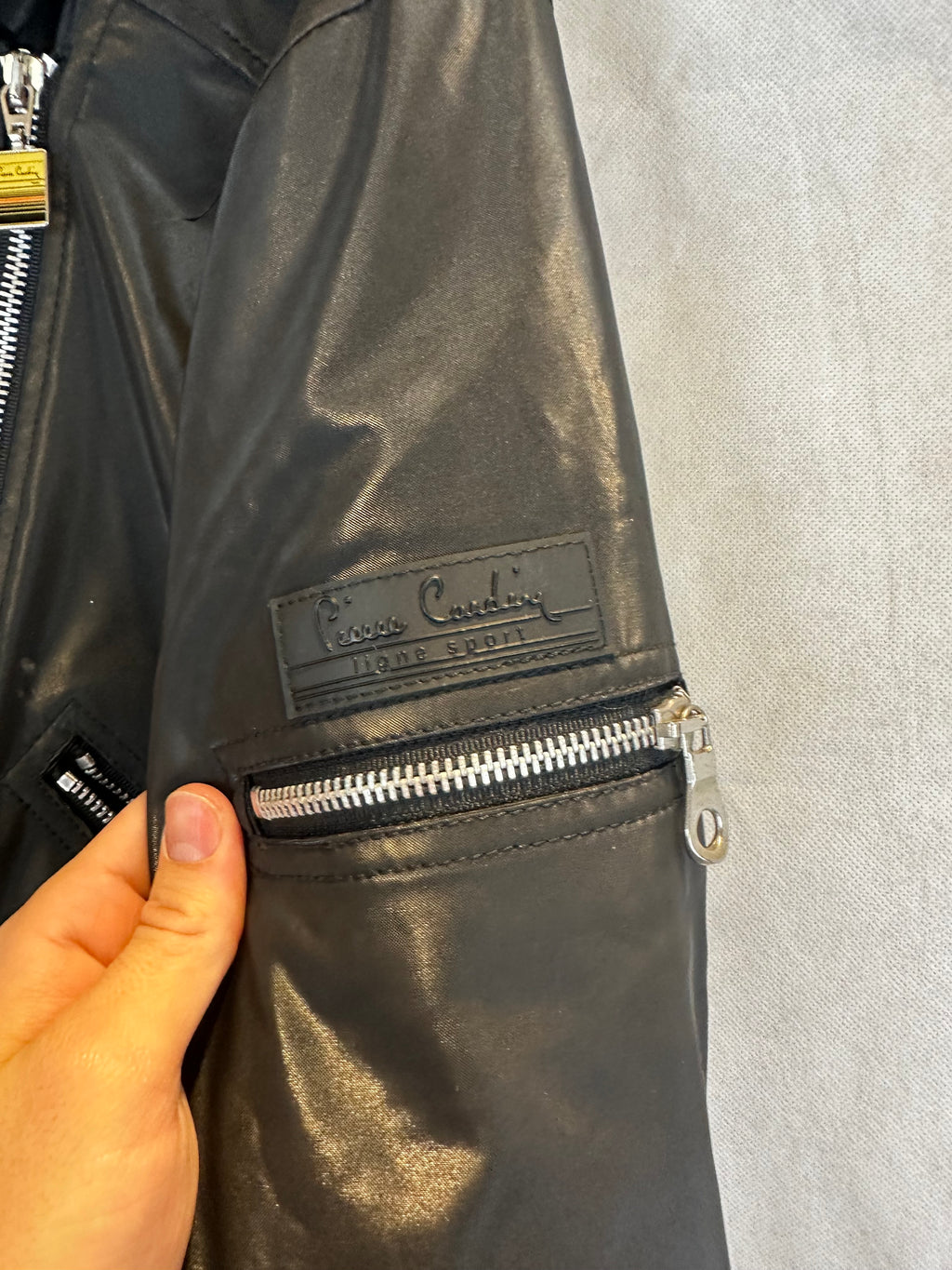 Vintage Skioverall von Pierre Cardin in Schwarz in S/M