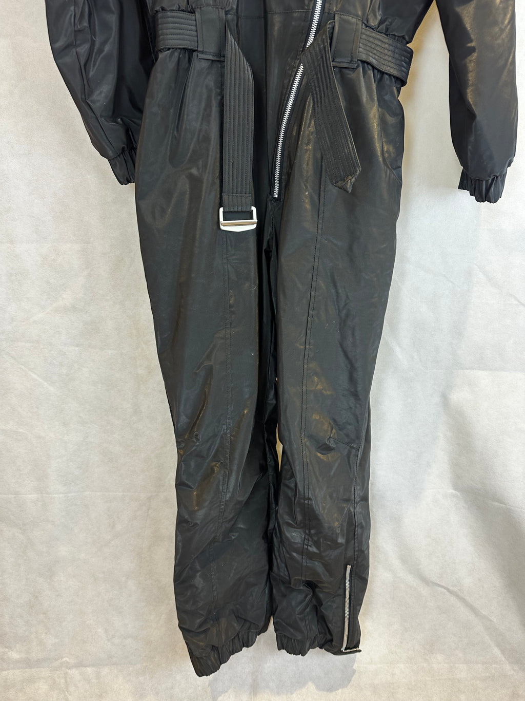 Vintage Skioverall von Pierre Cardin in Schwarz in S/M