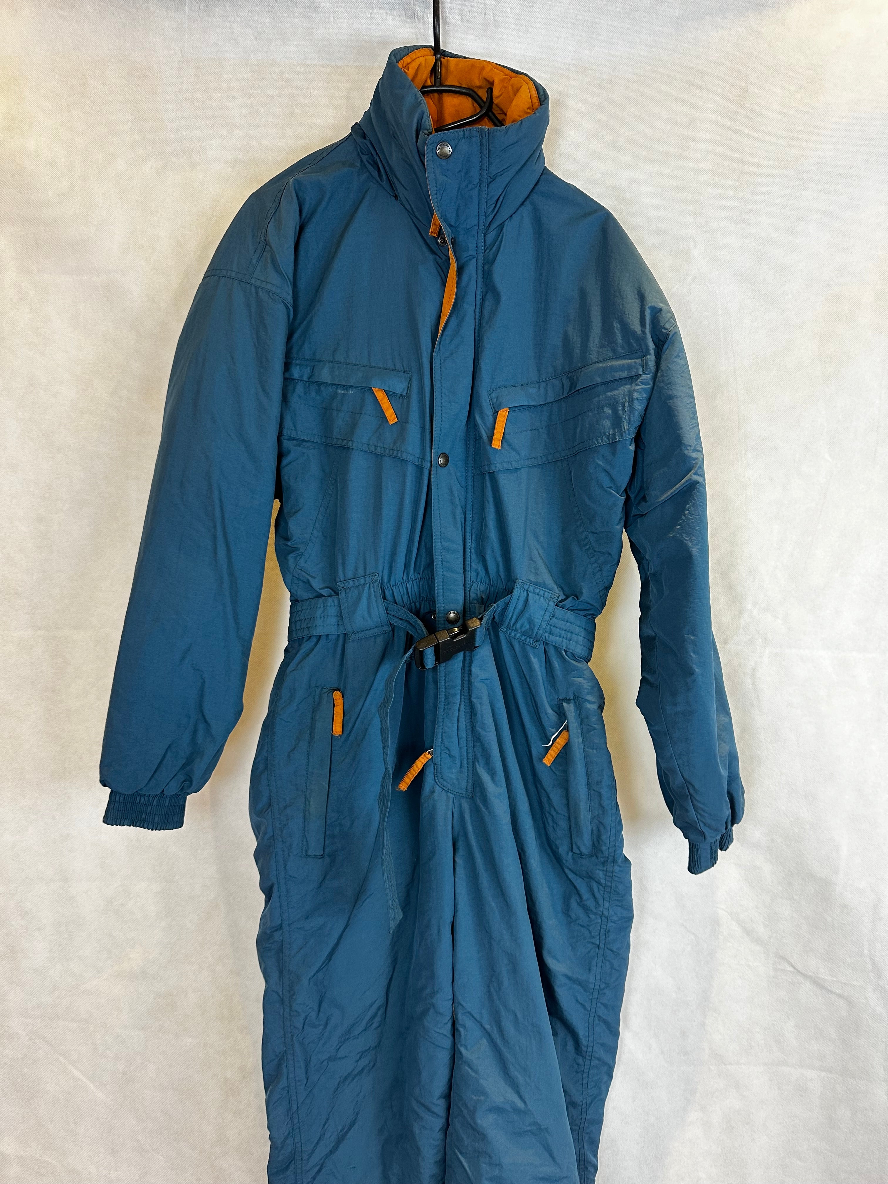 Vintage Skioverall von Decathlon in S/M in Dunkelblau