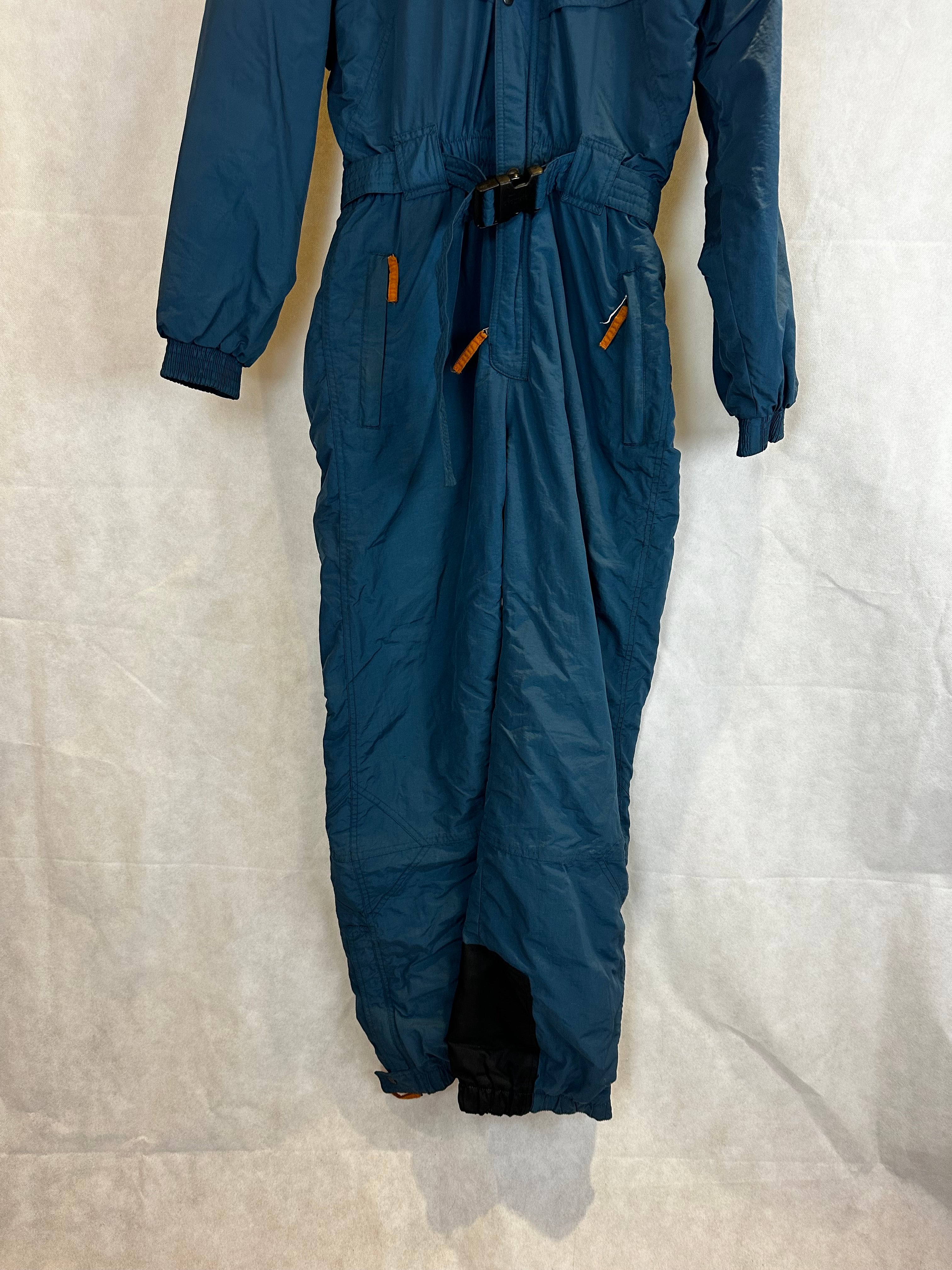 Vintage Skioverall von Decathlon in S/M in Dunkelblau