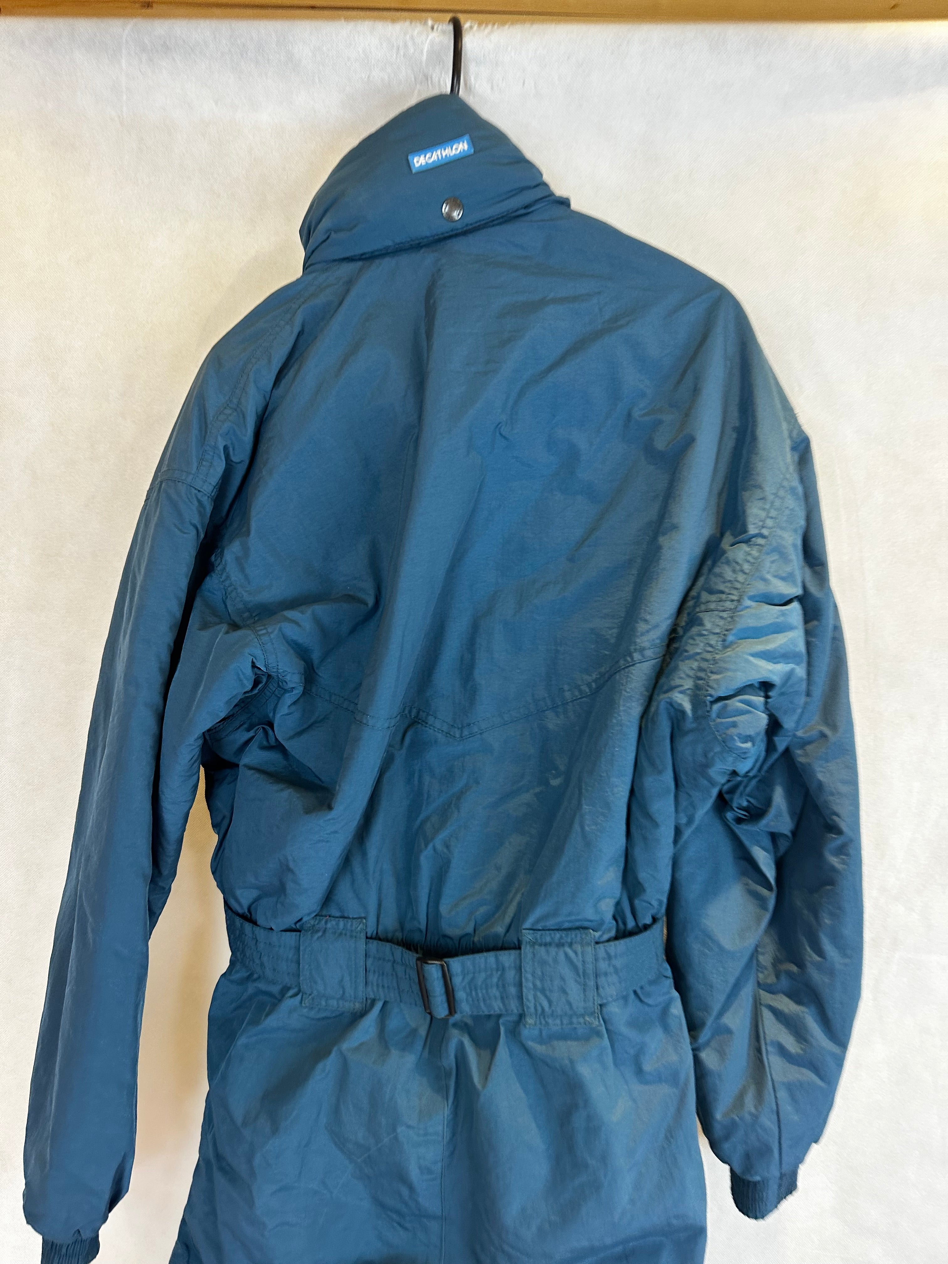 Vintage Skioverall von Decathlon in S/M in Dunkelblau