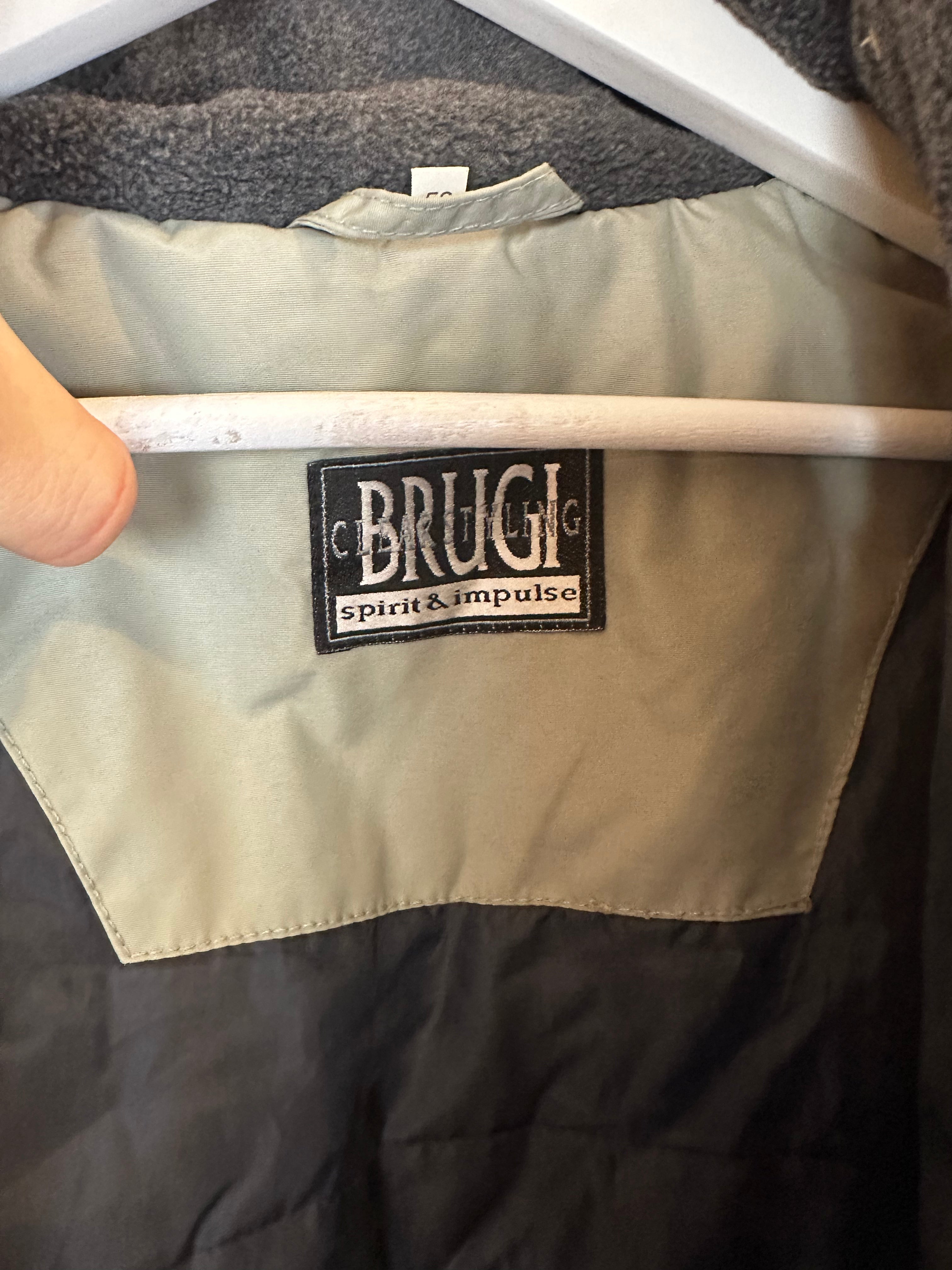 Vintage Skioverall von BRUGI in grau in L