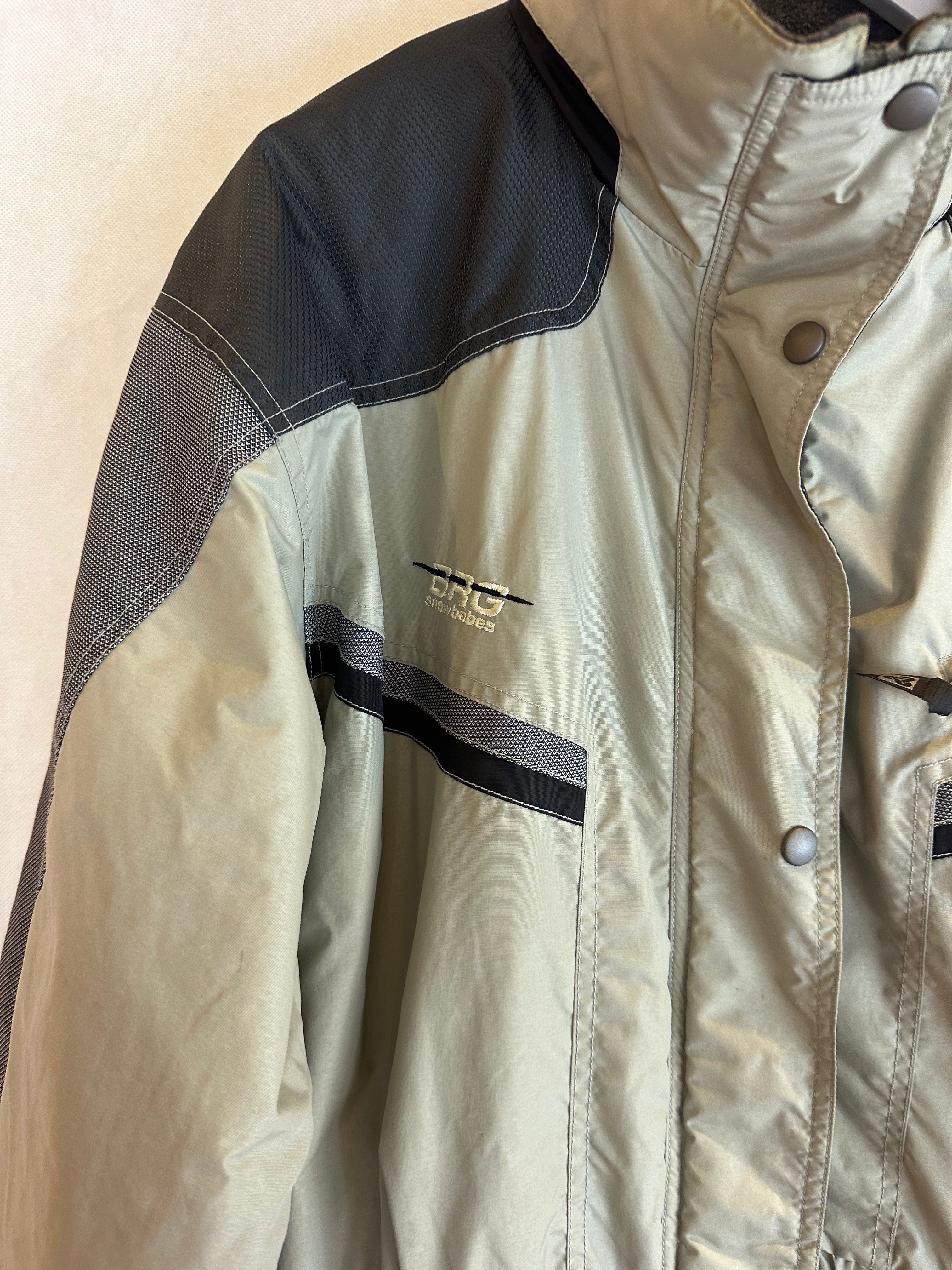 Vintage Skioverall von BRUGI in grau in L