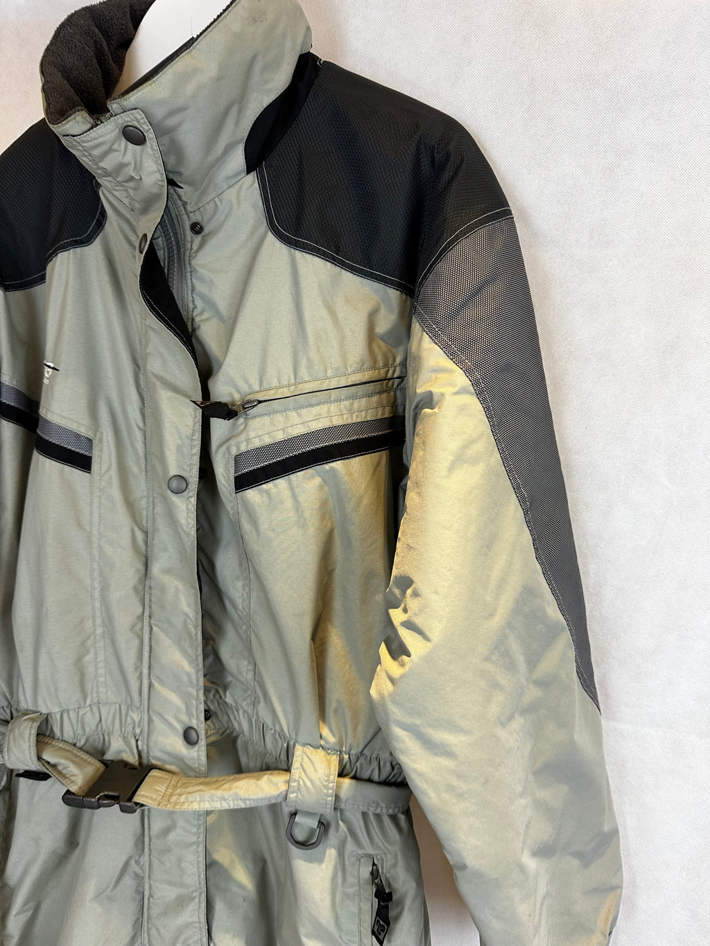 Vintage Skioverall von BRUGI in grau in L