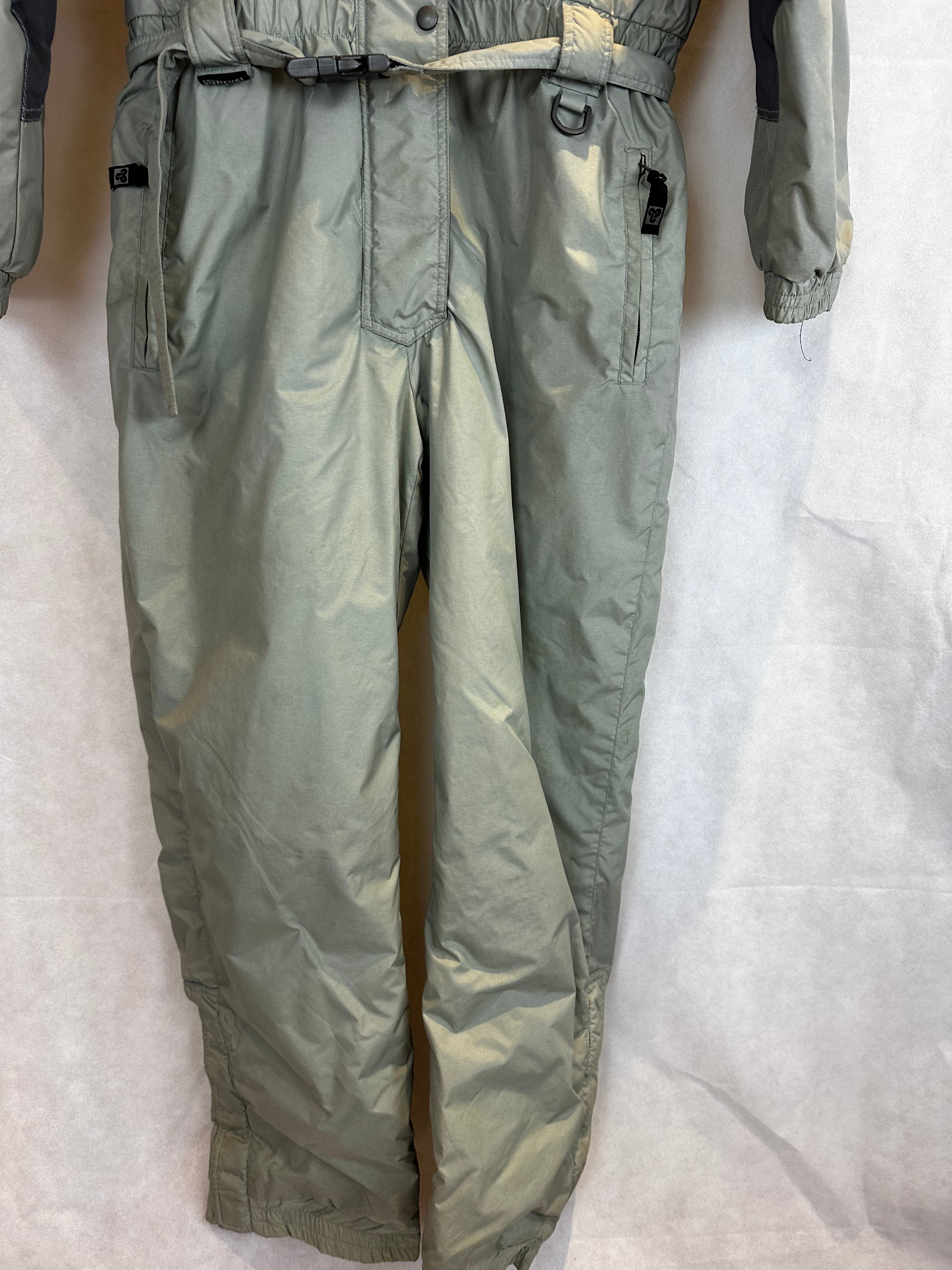 Vintage Skioverall von BRUGI in grau in L