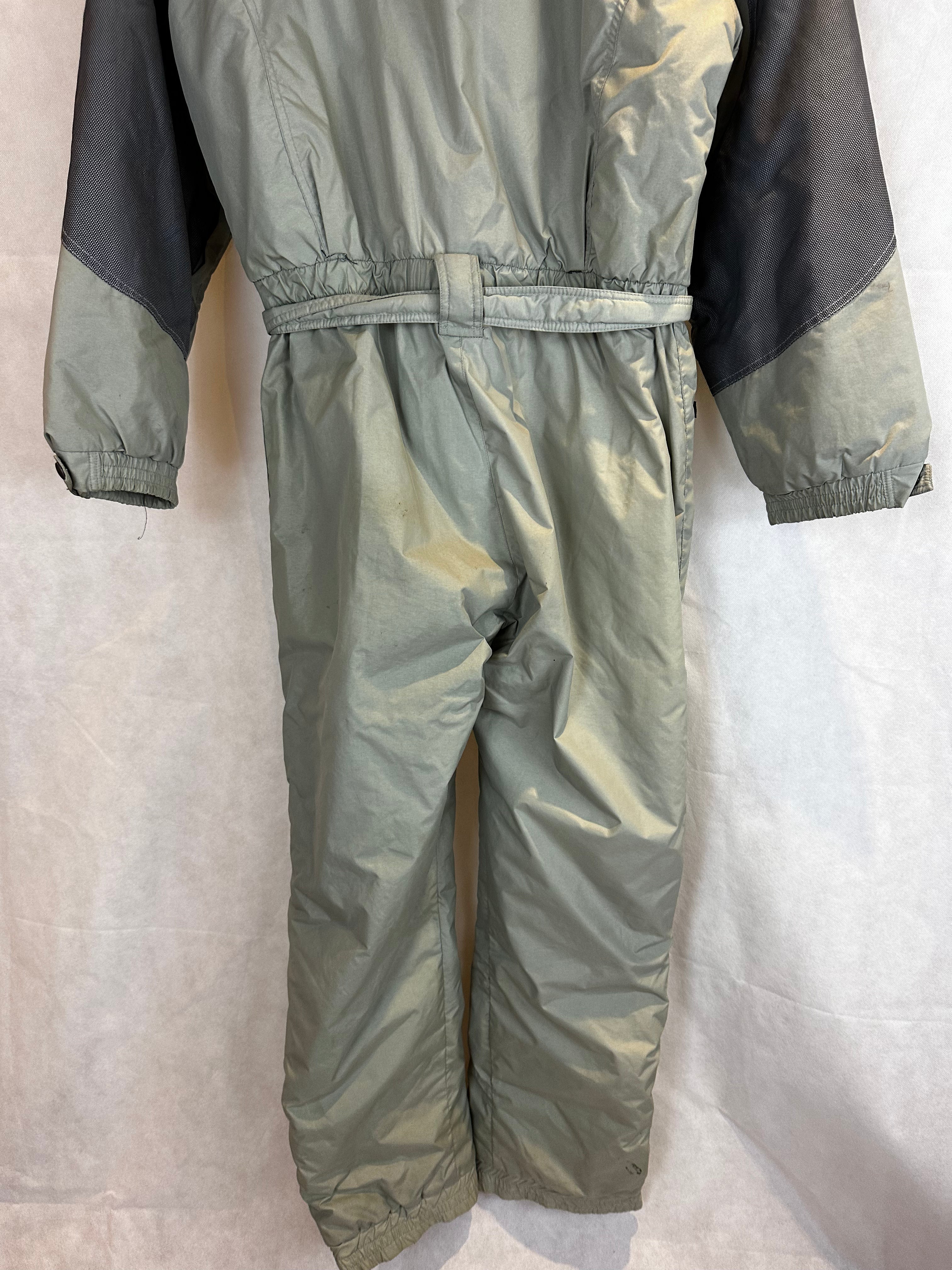 Vintage Skioverall von BRUGI in grau in L