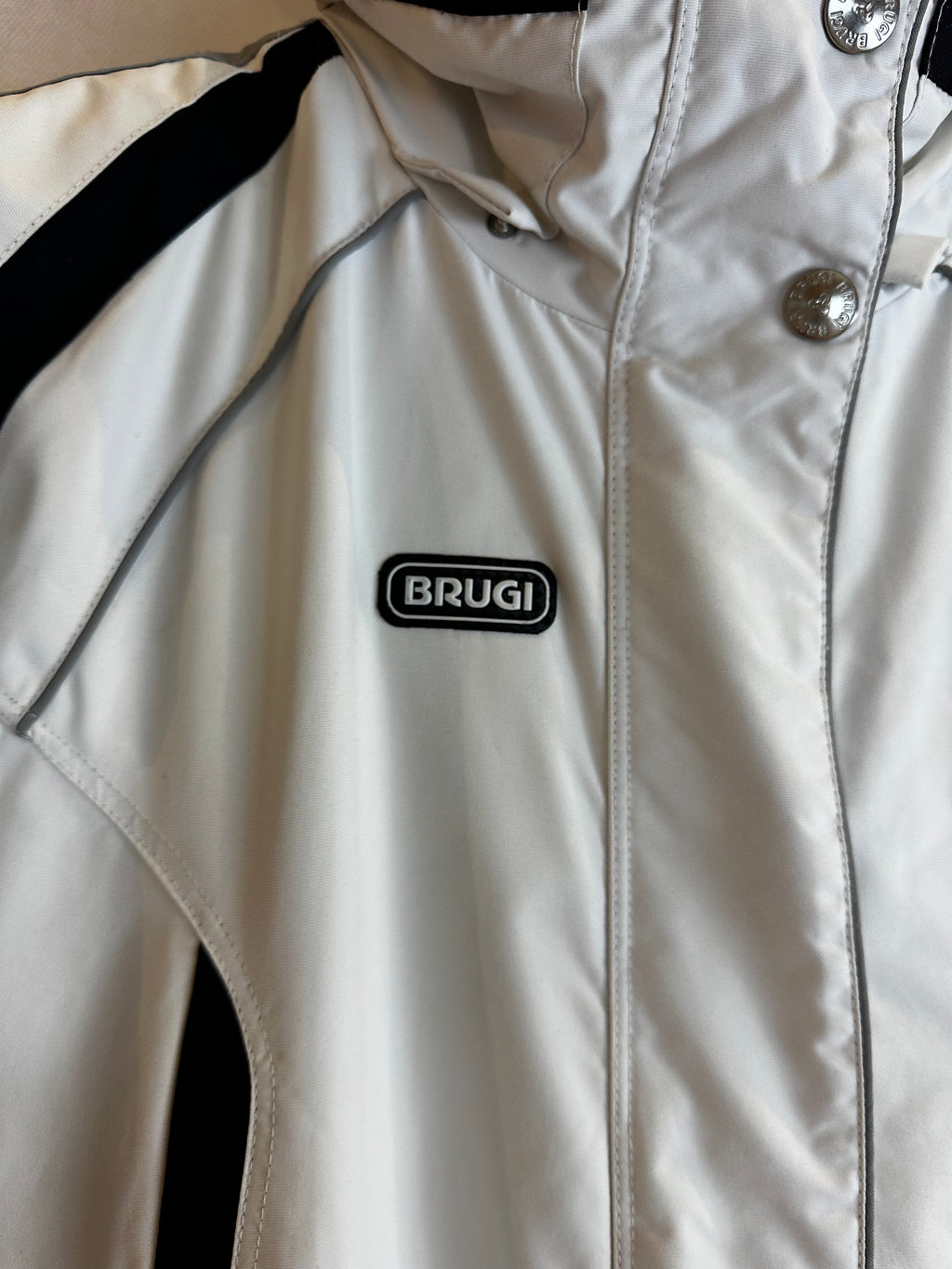 Vintage Skioverall in weiss von Brugi in L