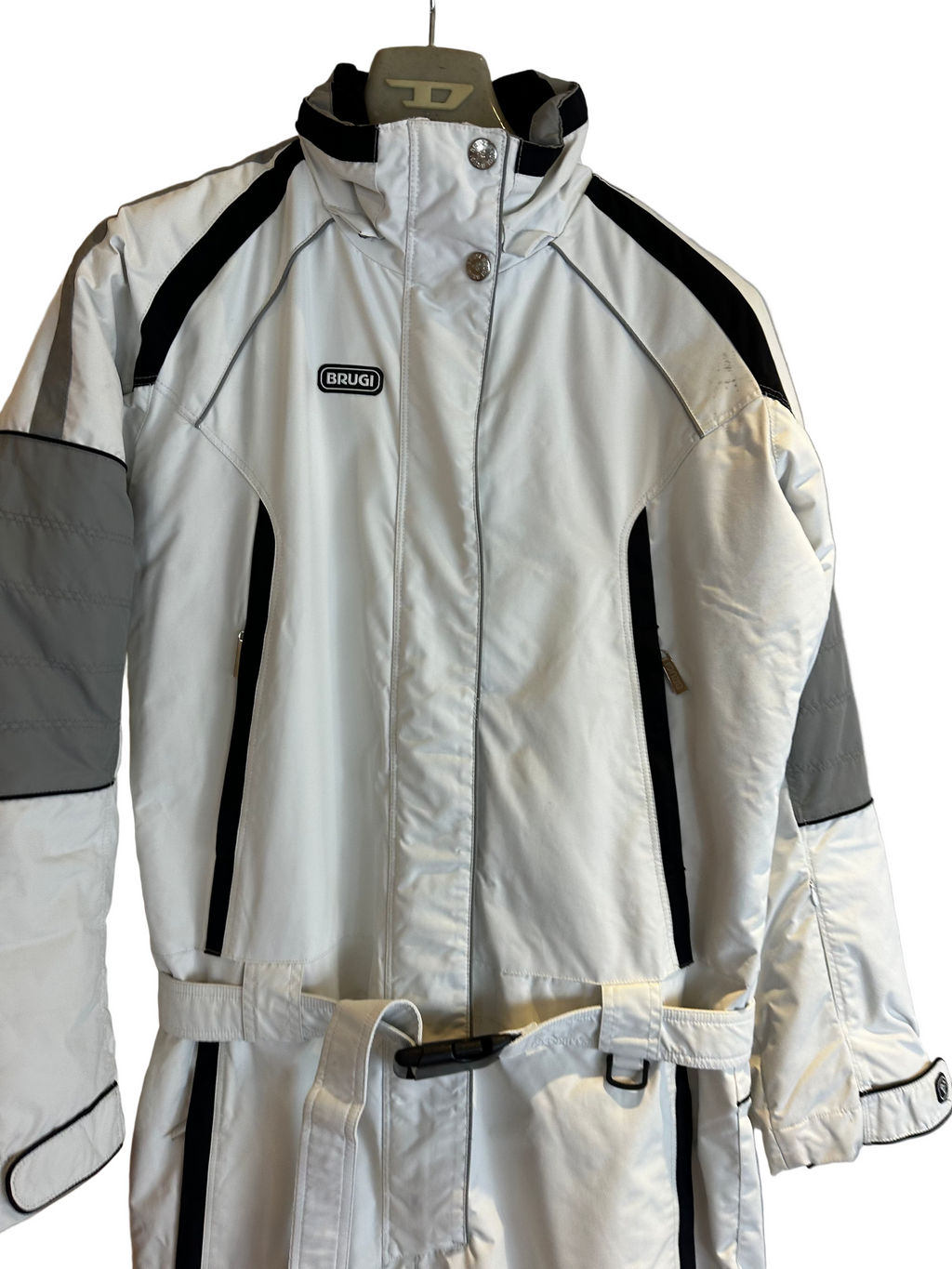 Vintage Skioverall in weiss von Brugi in L