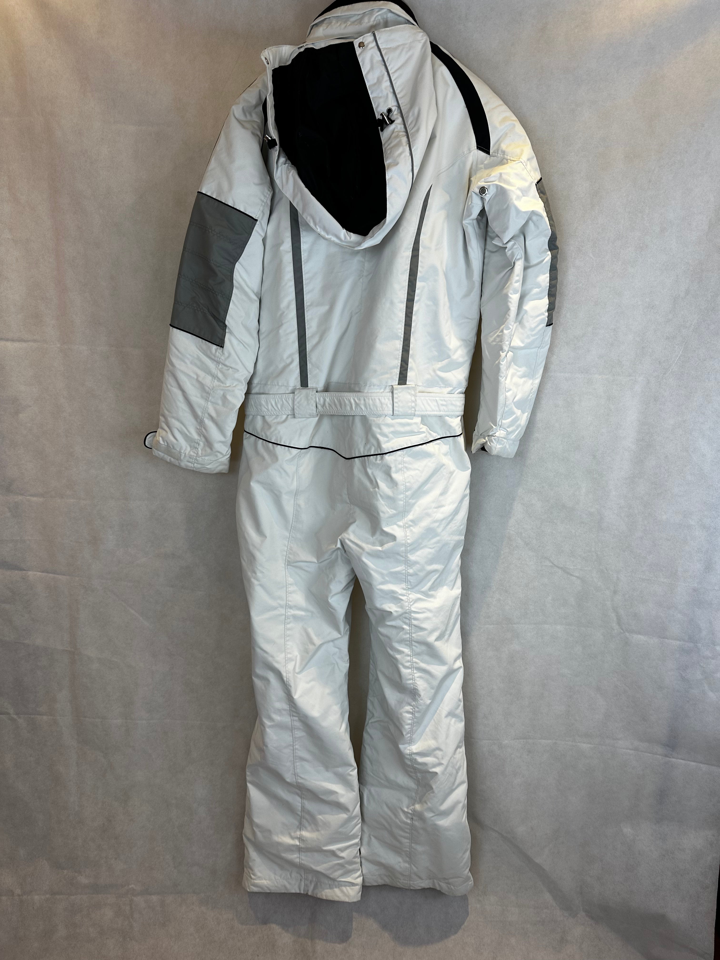 Vintage Skioverall in weiss von Brugi in L