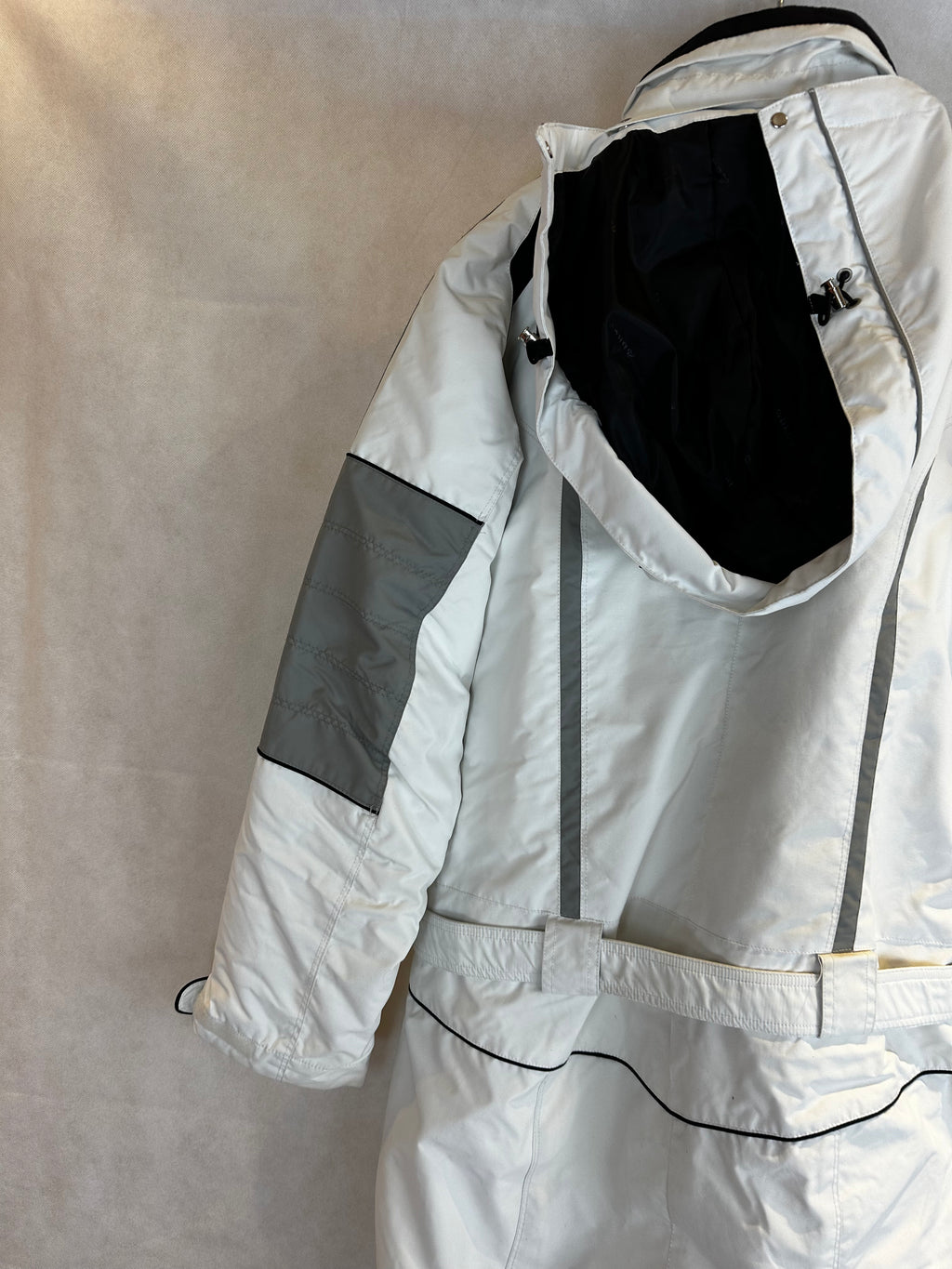 Vintage Skioverall in weiss von Brugi in L