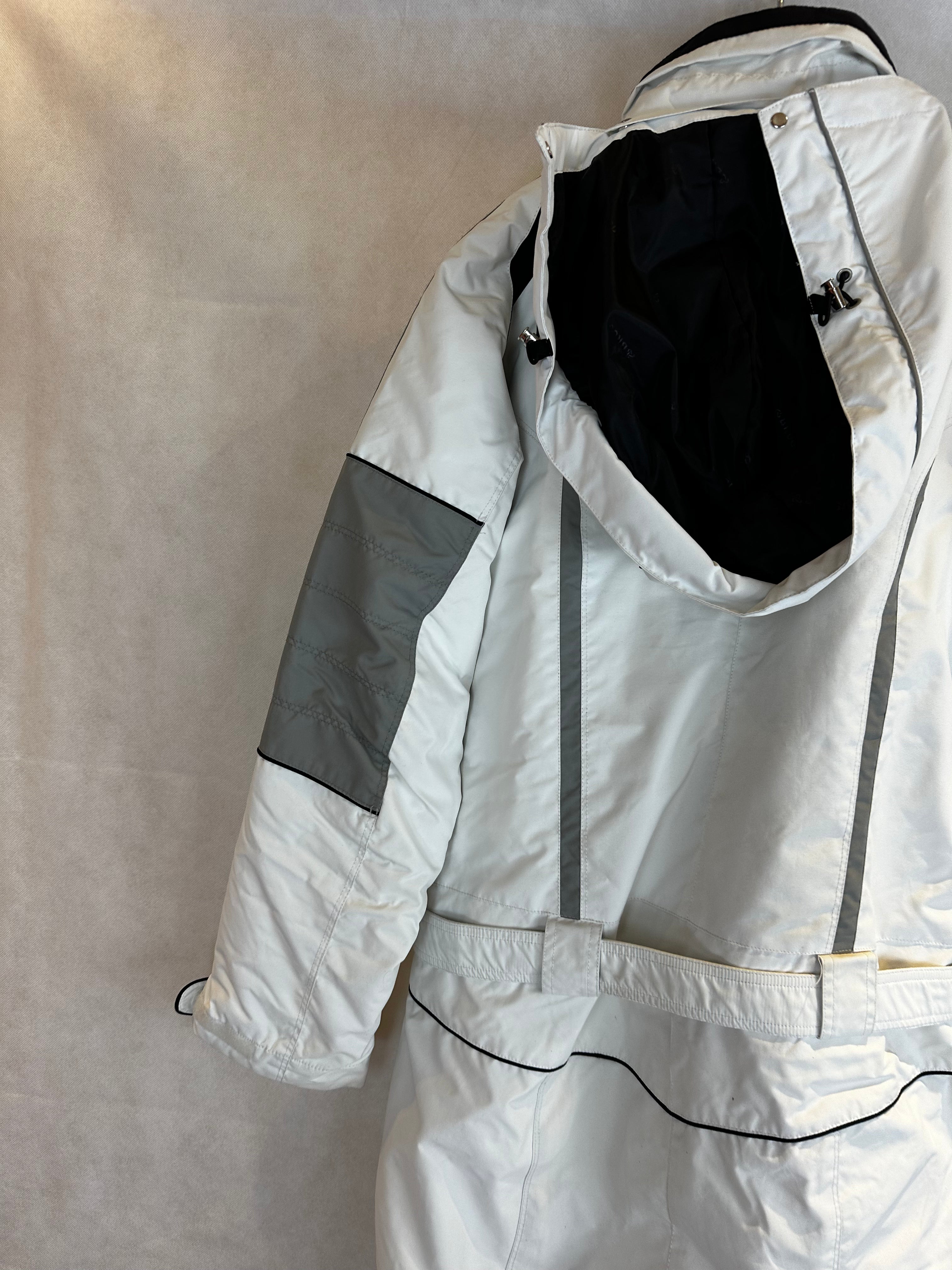 Vintage Skioverall in weiss von Brugi in L