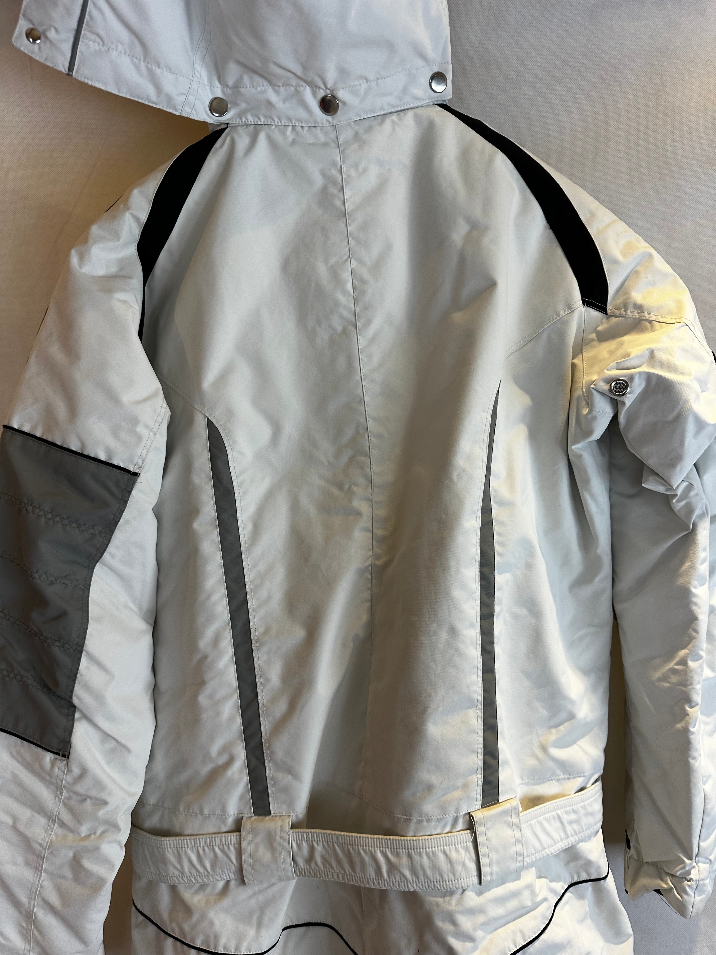 Vintage Skioverall in weiss von Brugi in L