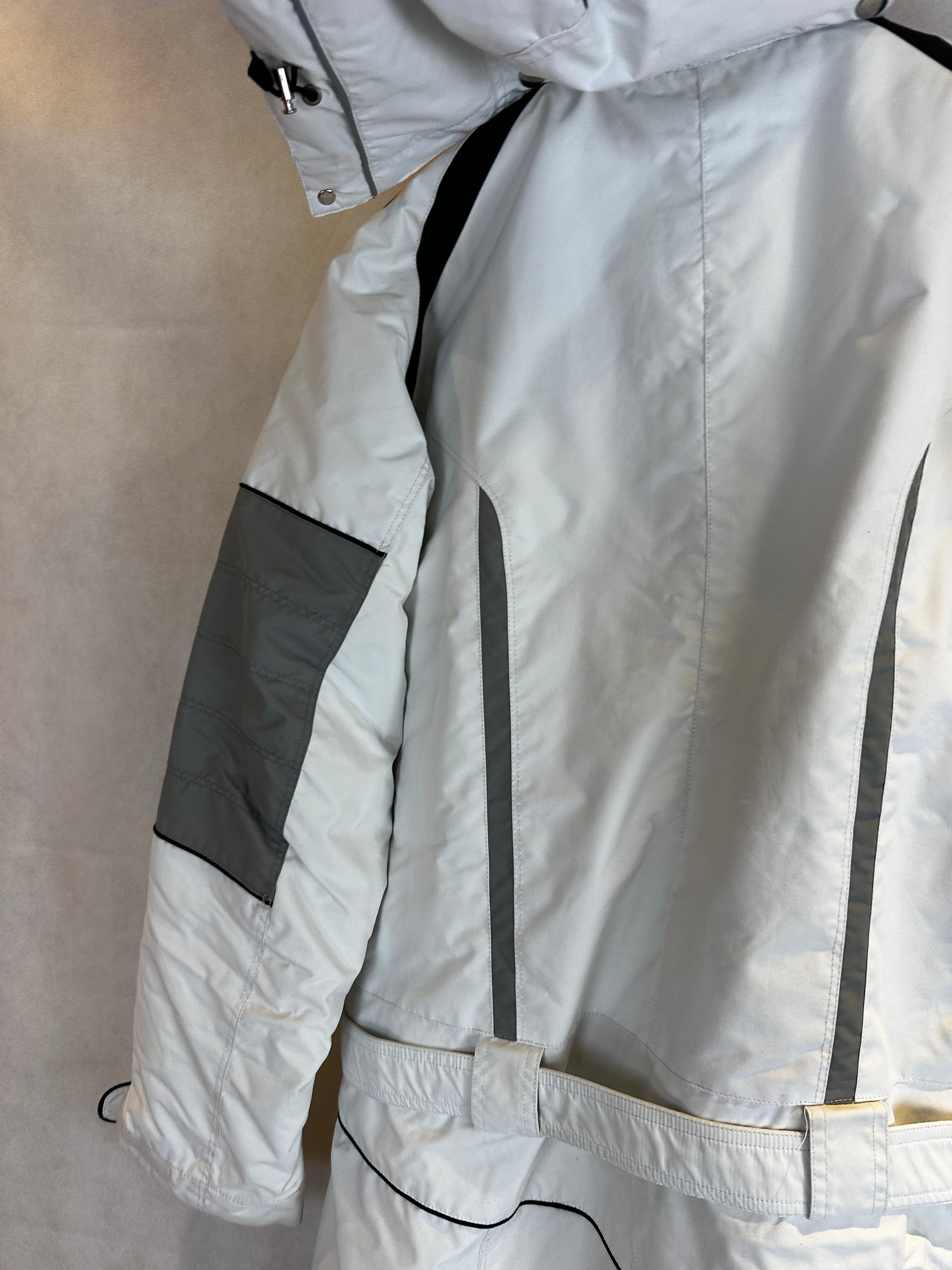 Vintage Skioverall in weiss von Brugi in L