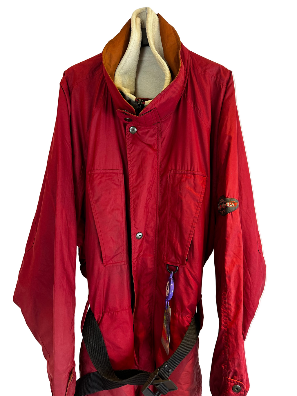 Vintage Skioverall von db in rot in L/XL