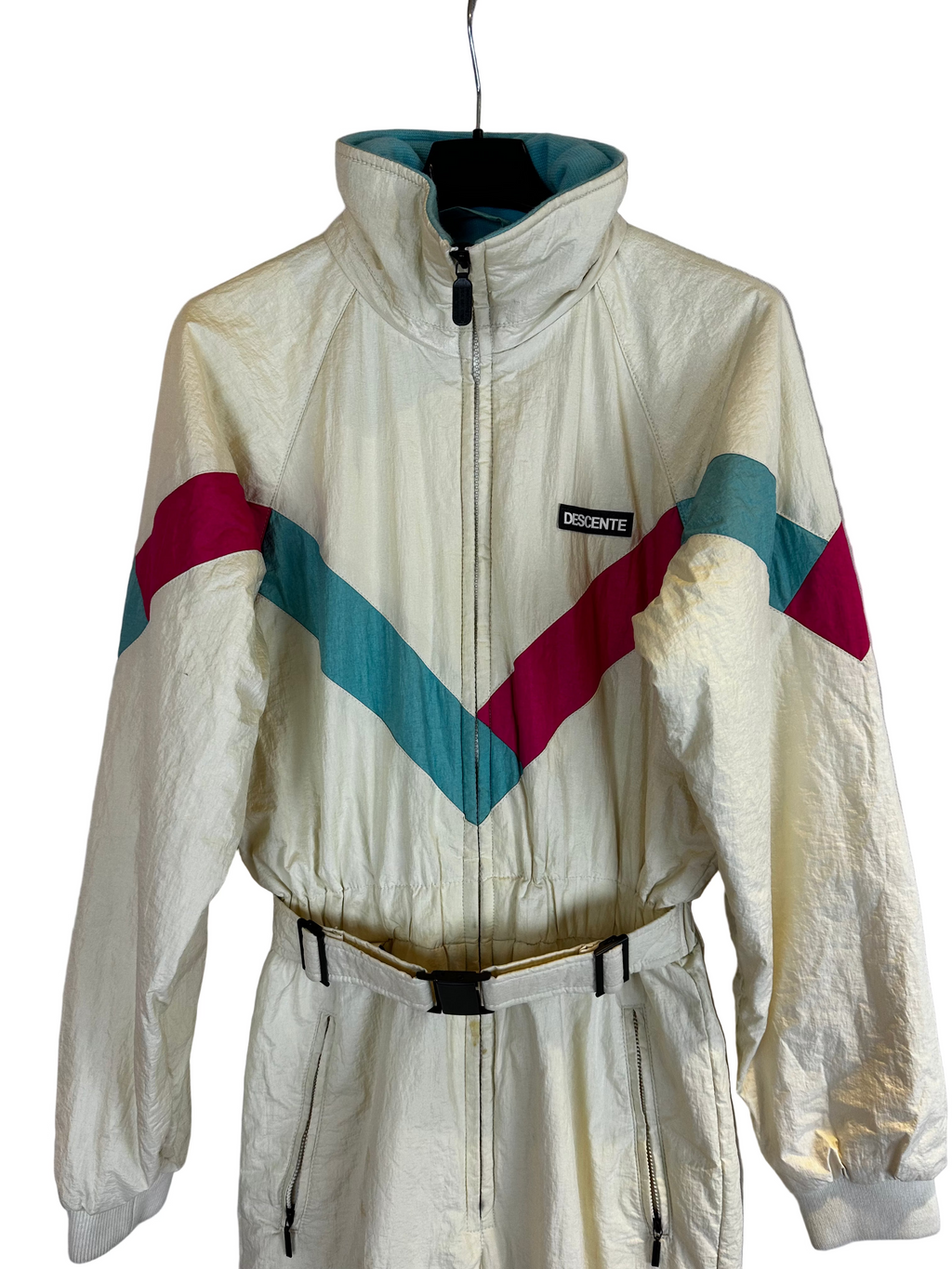 Vintage Skioverall in Turkis von Desente in S