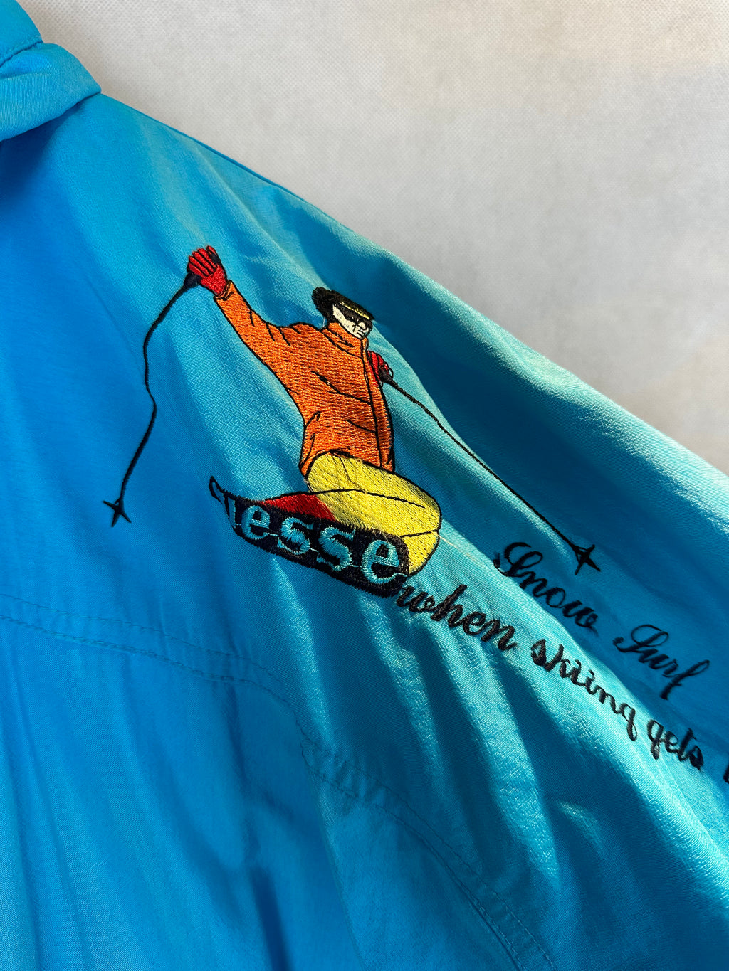 Vintage Skioverall von elesse in blau in L