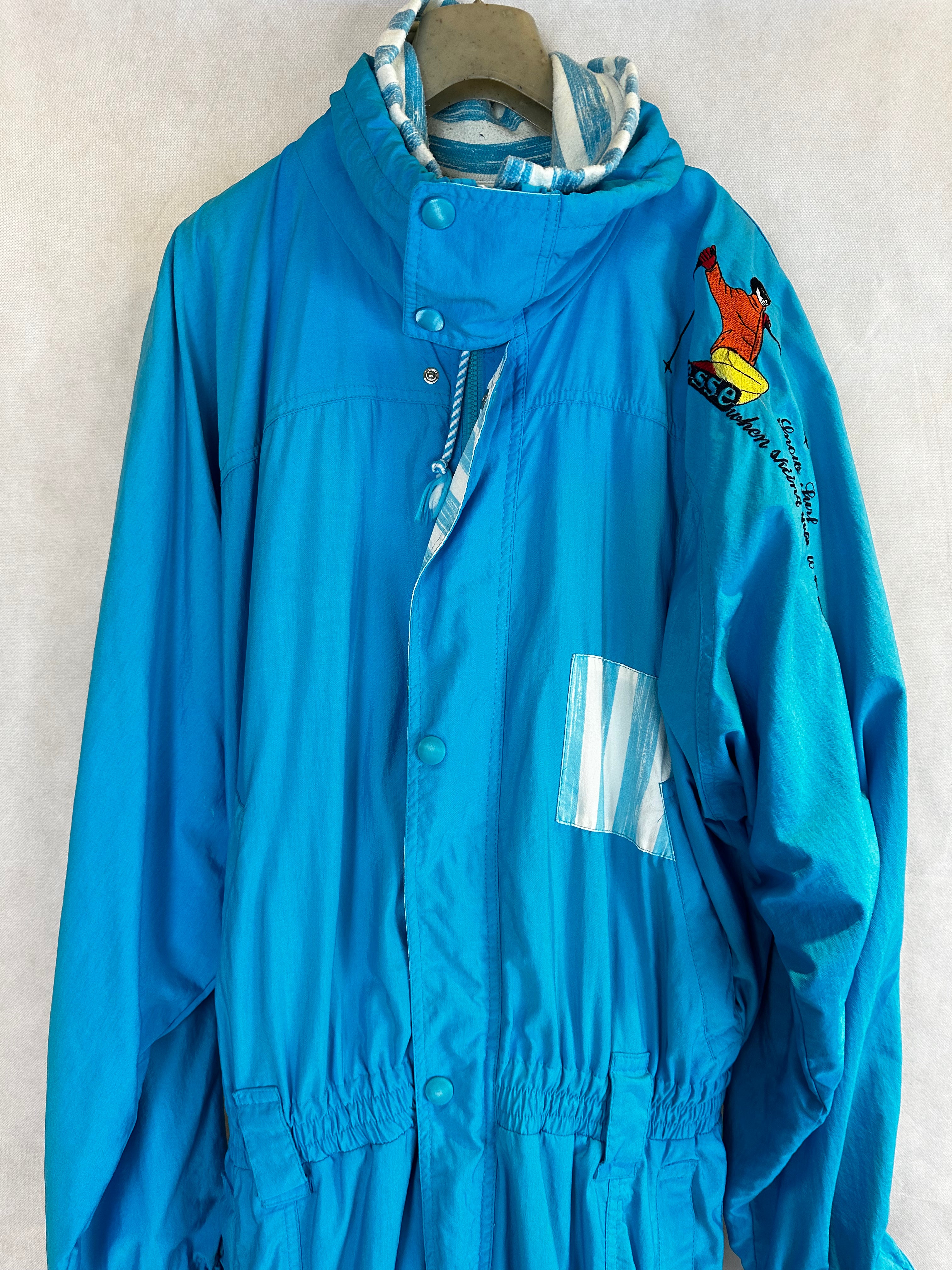 Vintage Skioverall von elesse in blau in L