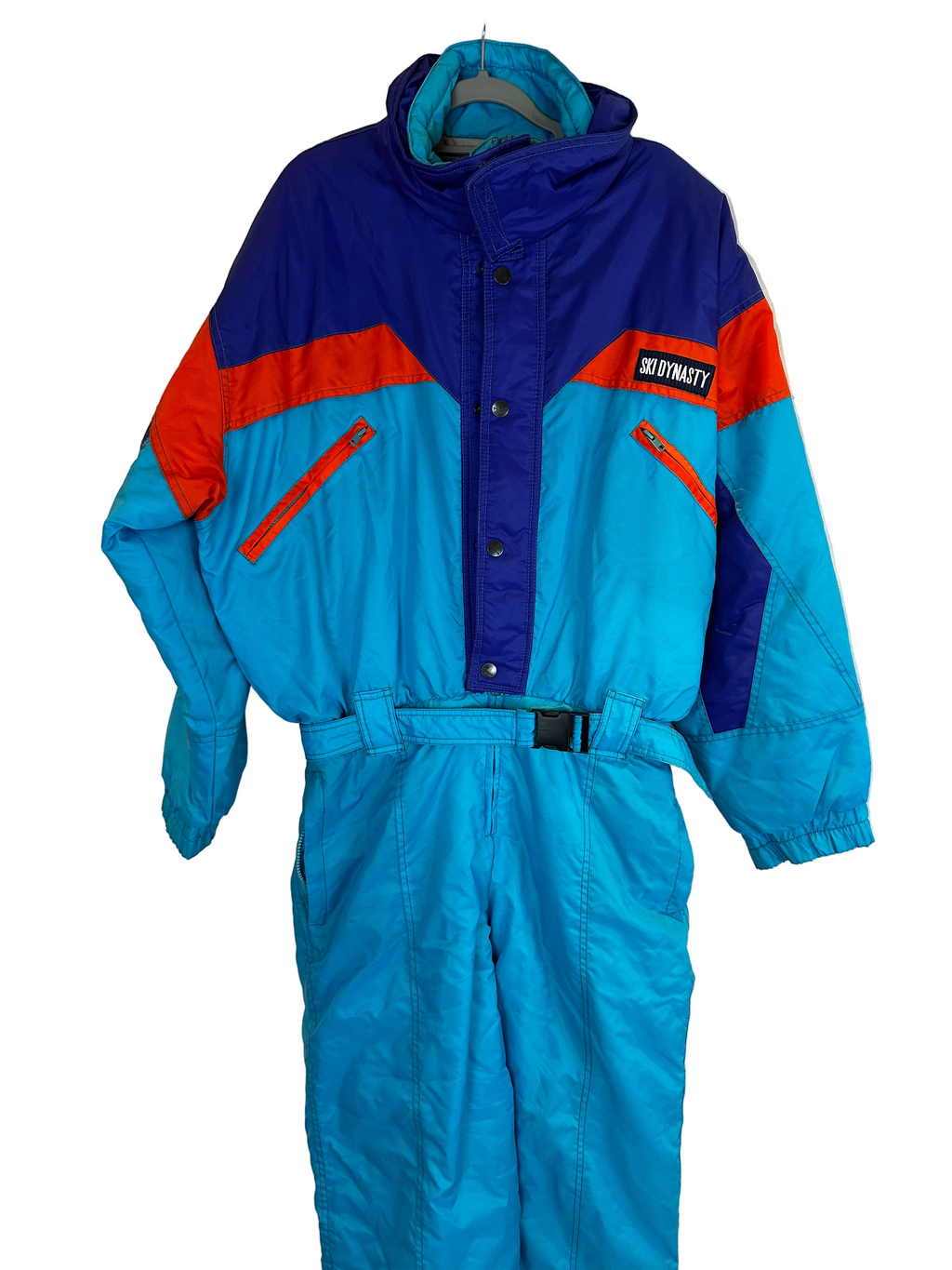Vintage Skioverall von Ski dynasty in blau in L
