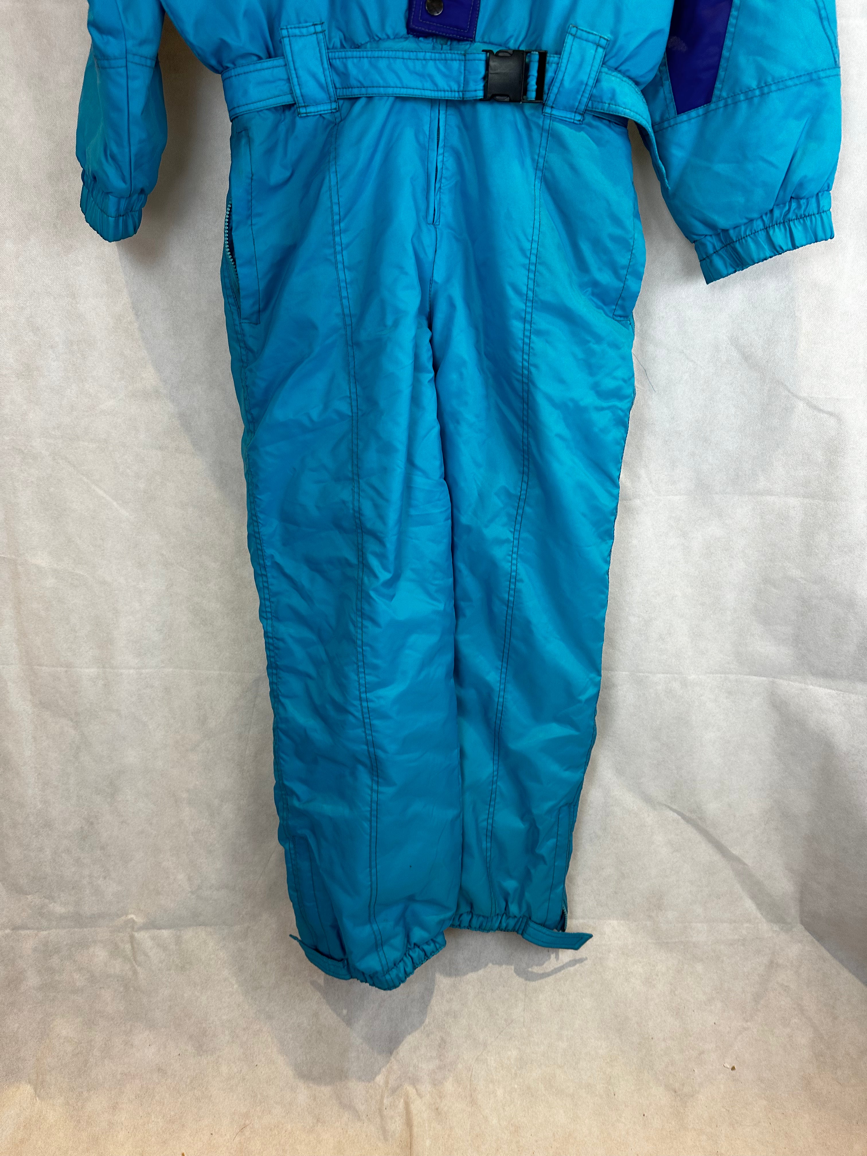 Vintage Skioverall von Ski dynasty in blau in L