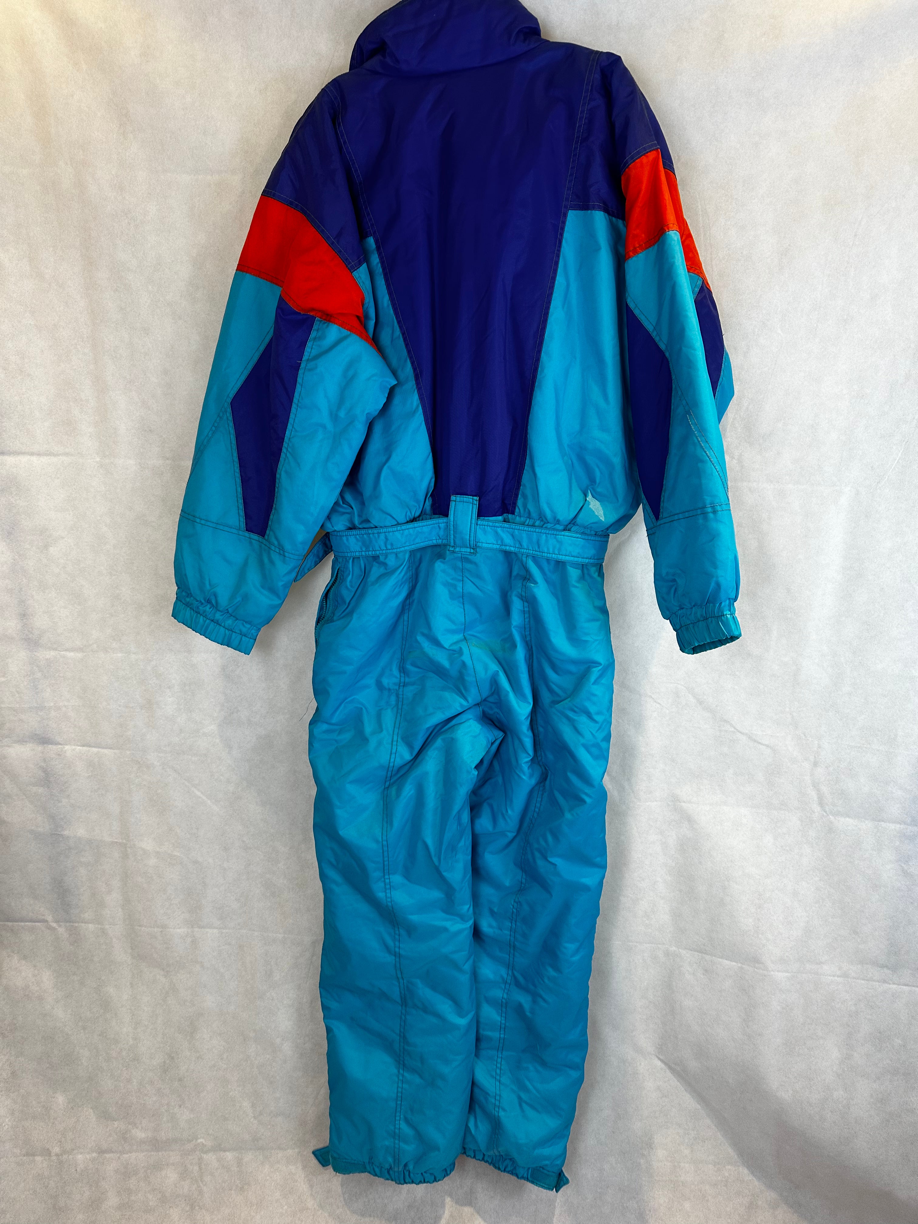 Vintage Skioverall von Ski dynasty in blau in L