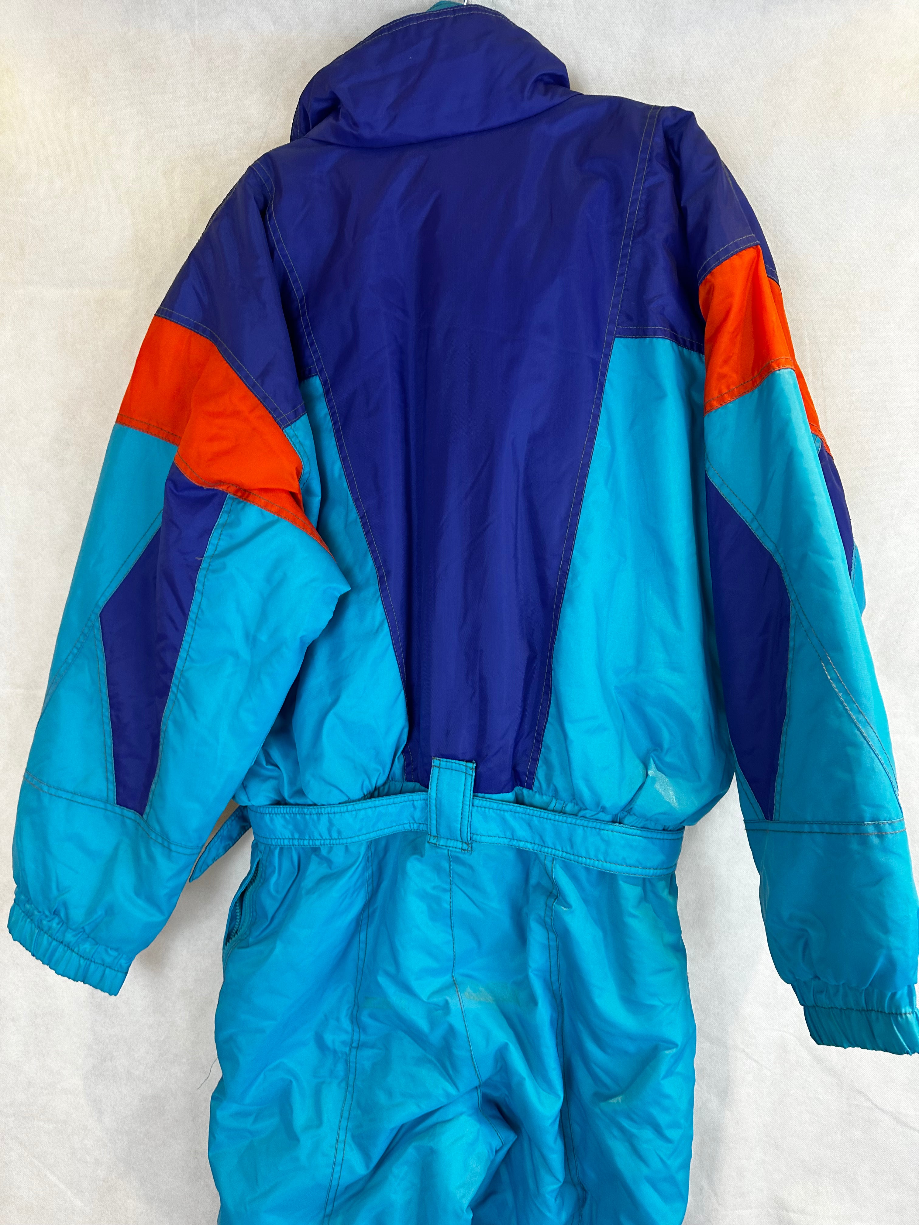 Vintage Skioverall von Ski dynasty in blau in L