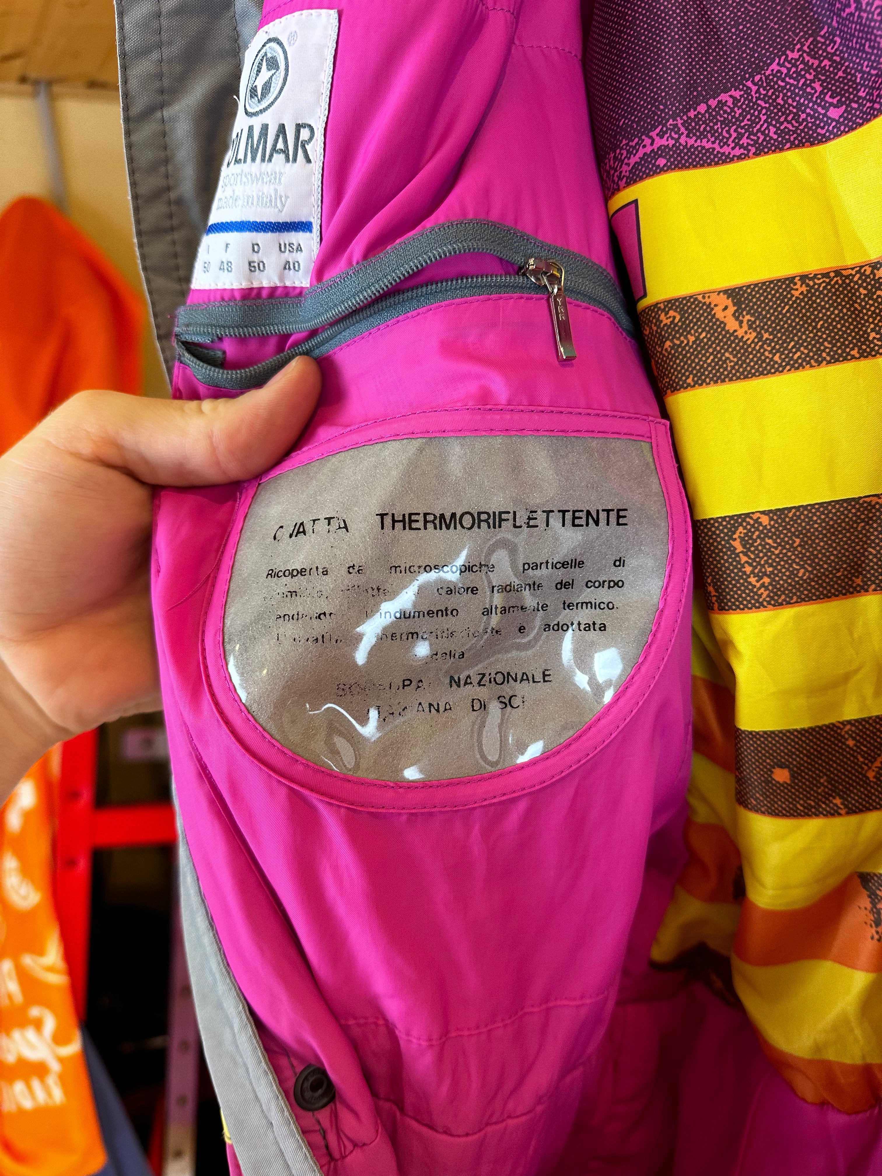 Vintage Skioverall von COLMAR in rosa in L