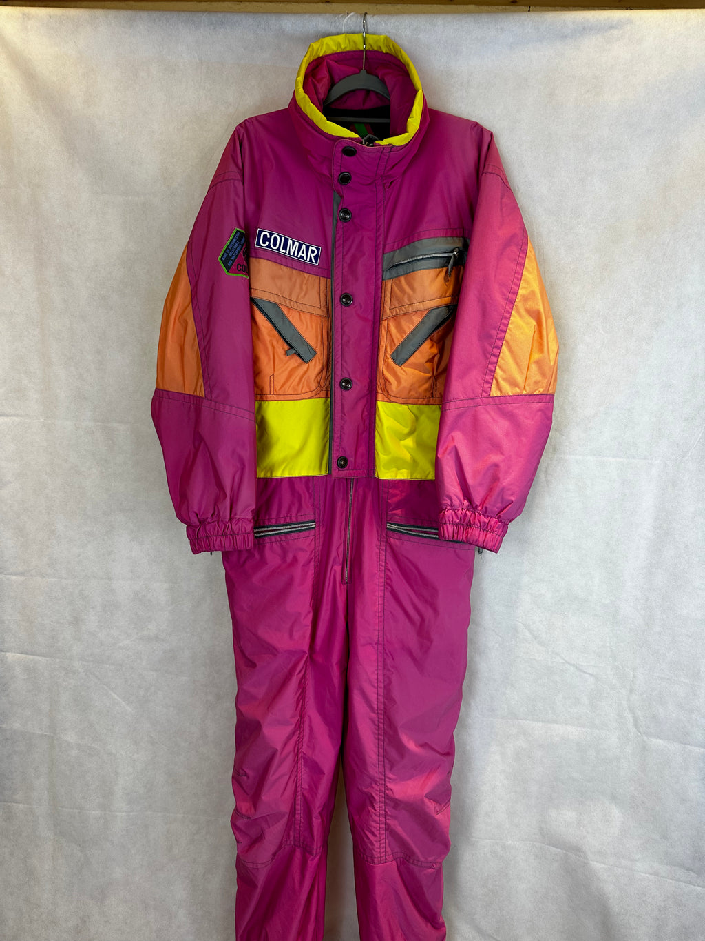 Vintage Skioverall von COLMAR in rosa in L
