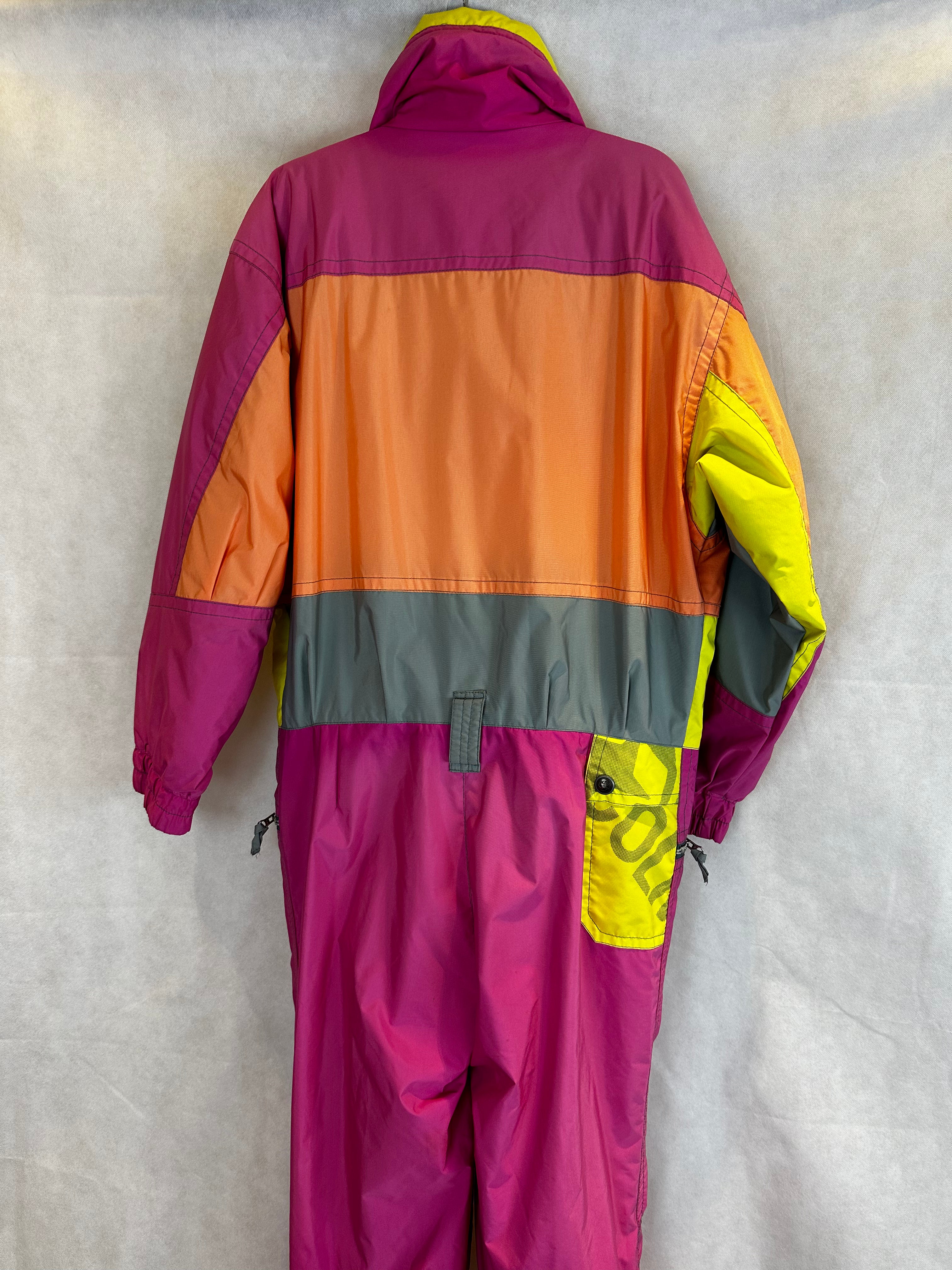 Vintage Skioverall von COLMAR in rosa in L