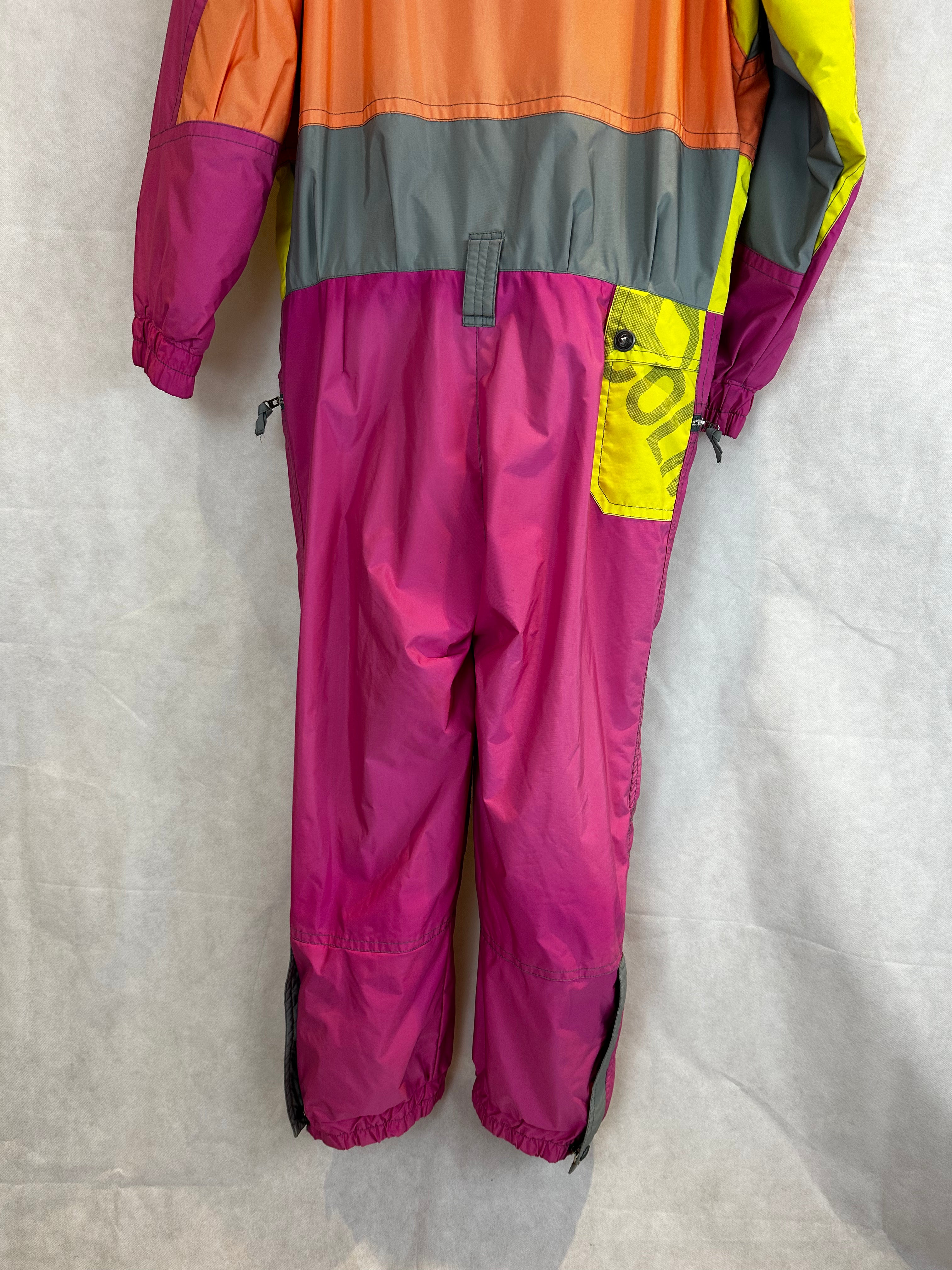 Vintage Skioverall von COLMAR in rosa in L