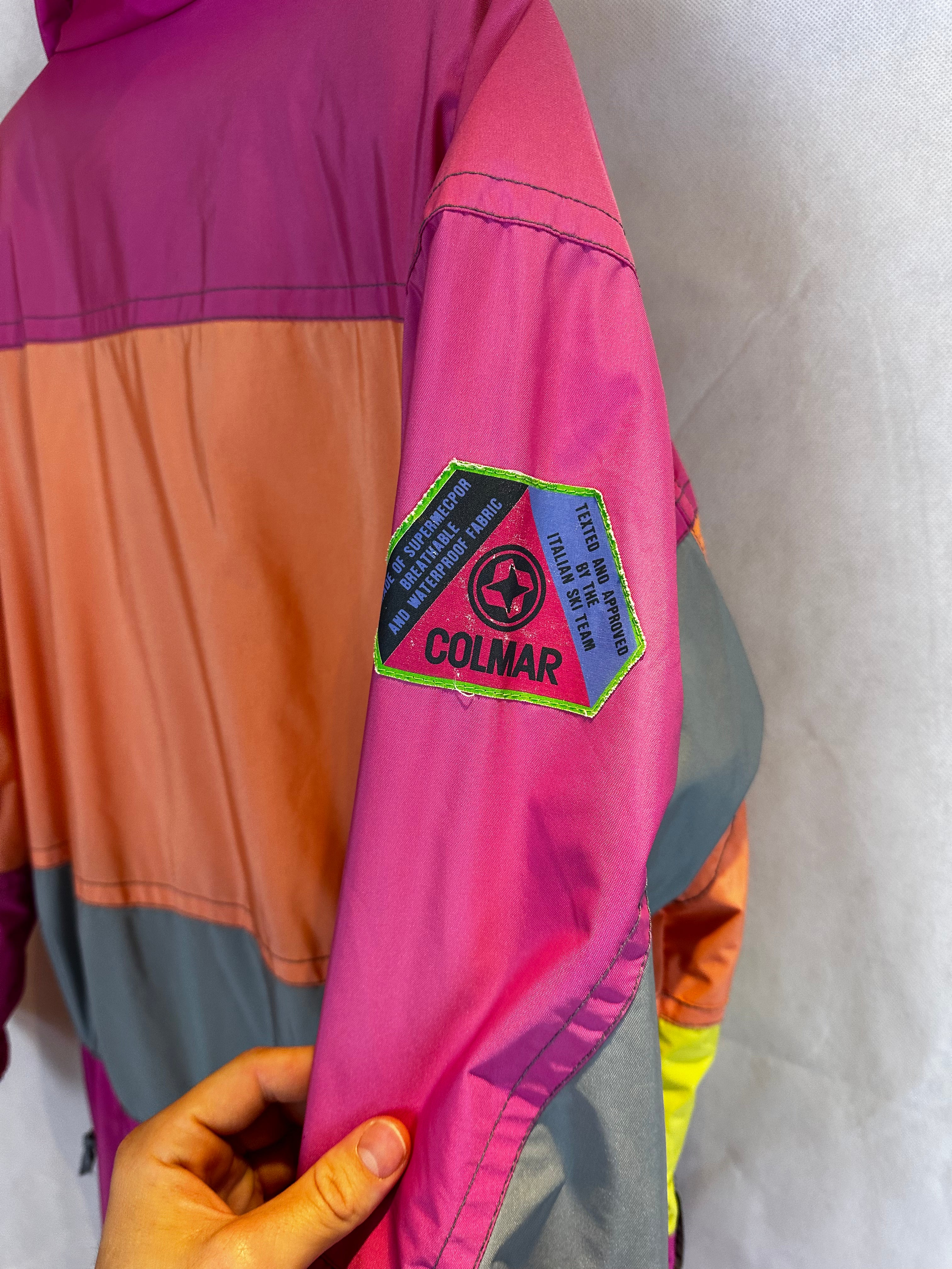 Vintage Skioverall von COLMAR in rosa in L