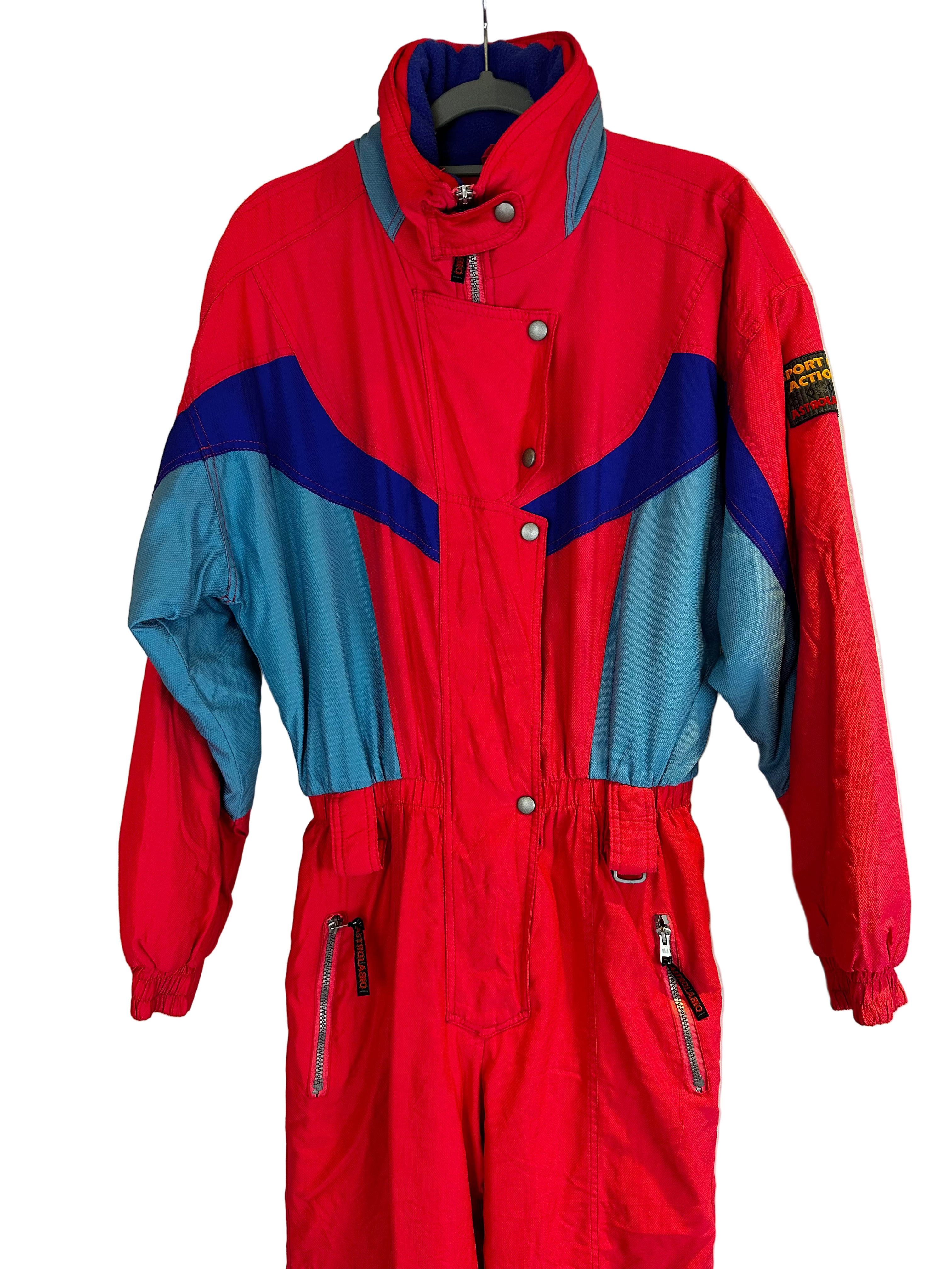 Vintage Skioverall von in rot in M