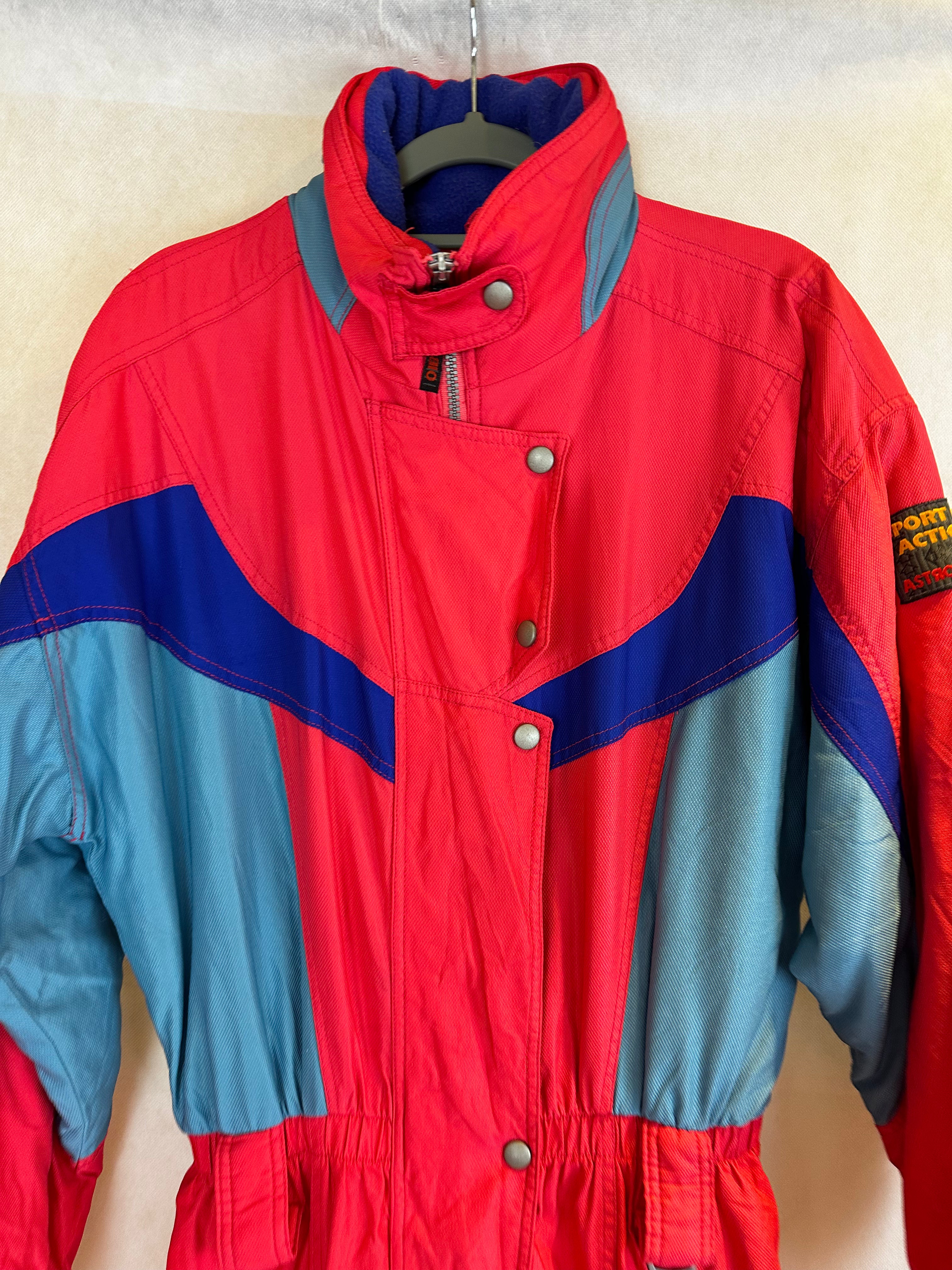 Vintage Skioverall von in rot in M