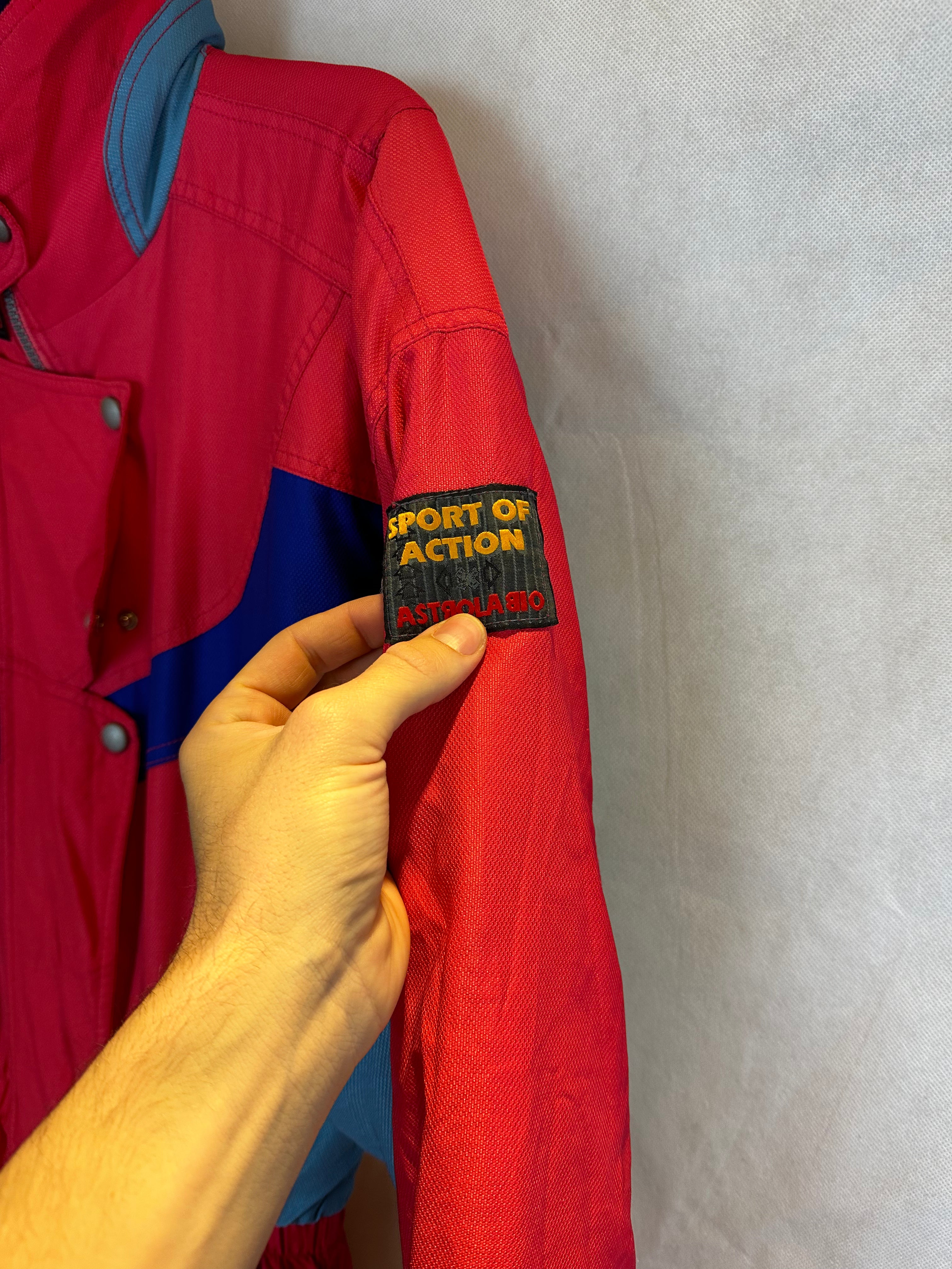 Vintage Skioverall von in rot in M