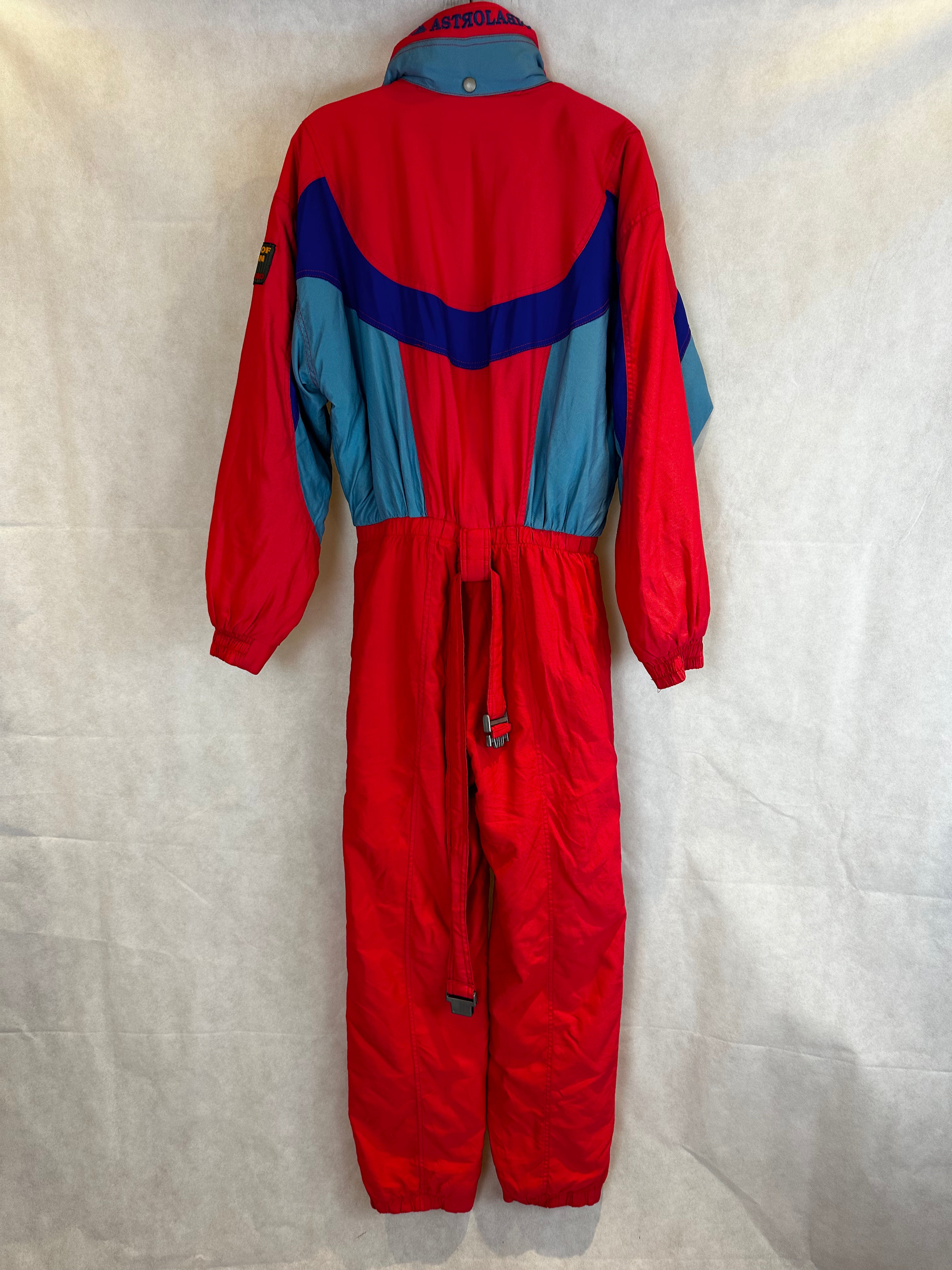 Vintage Skioverall von in rot in M