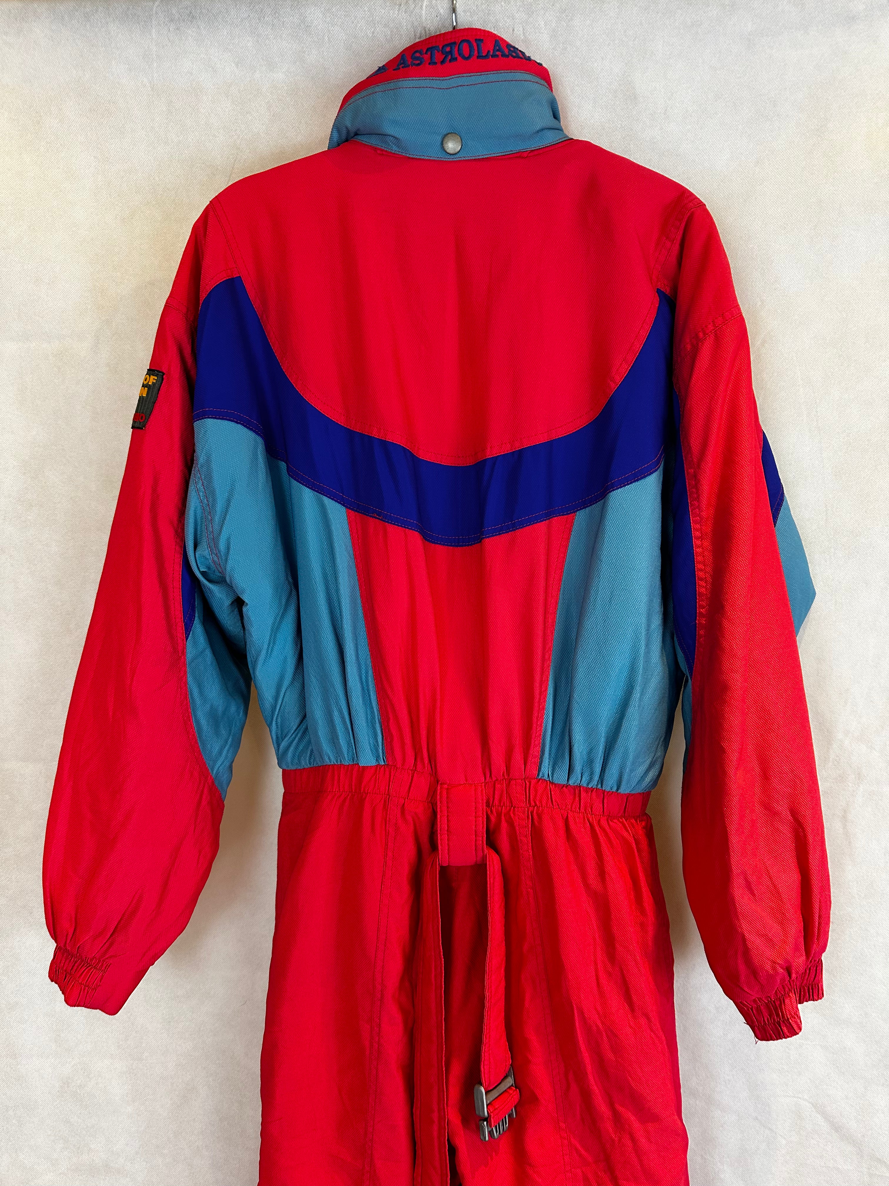 Vintage Skioverall von in rot in M