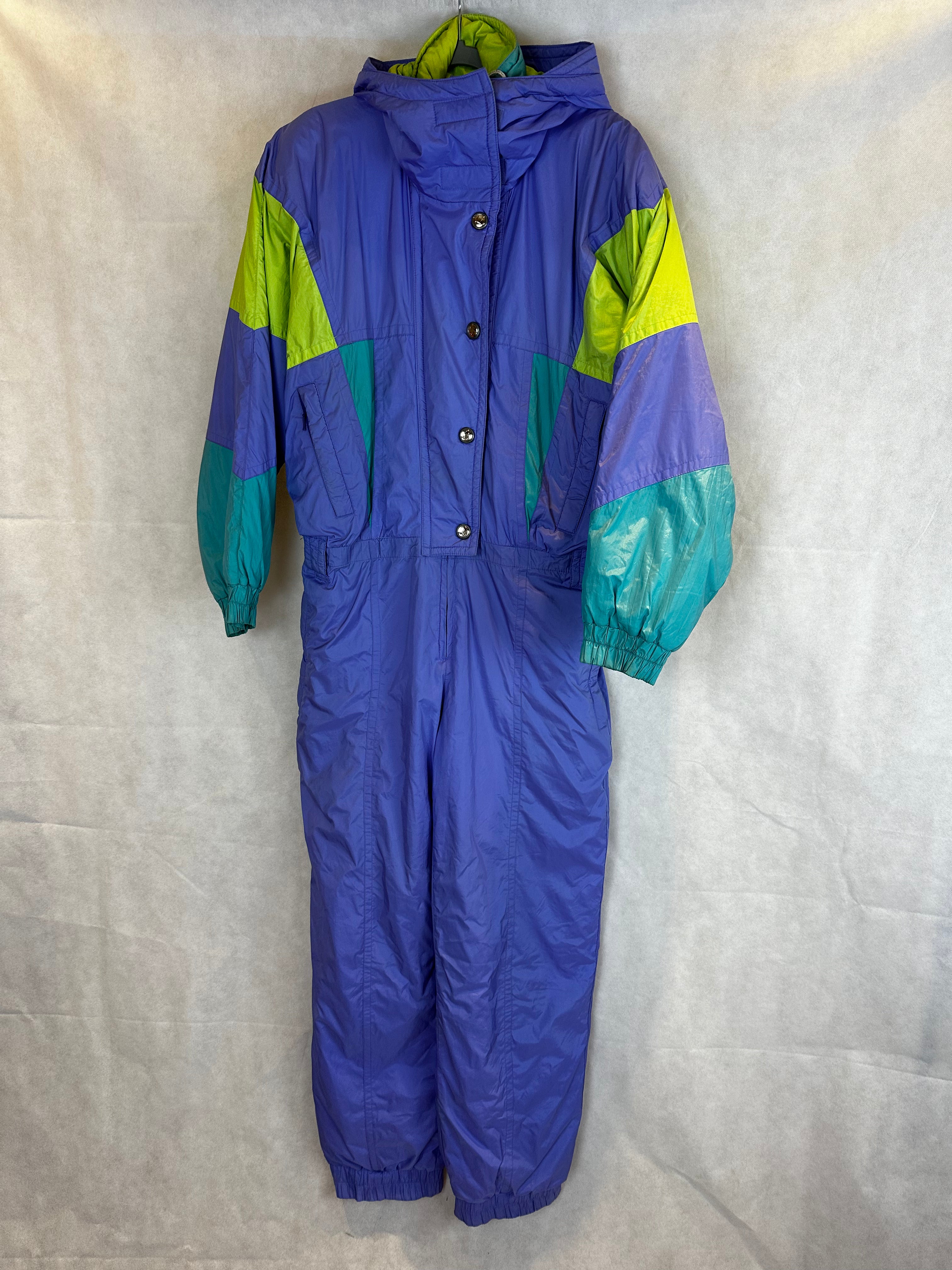 Vintage Skioverall von COLMAR in blau in M in size 44