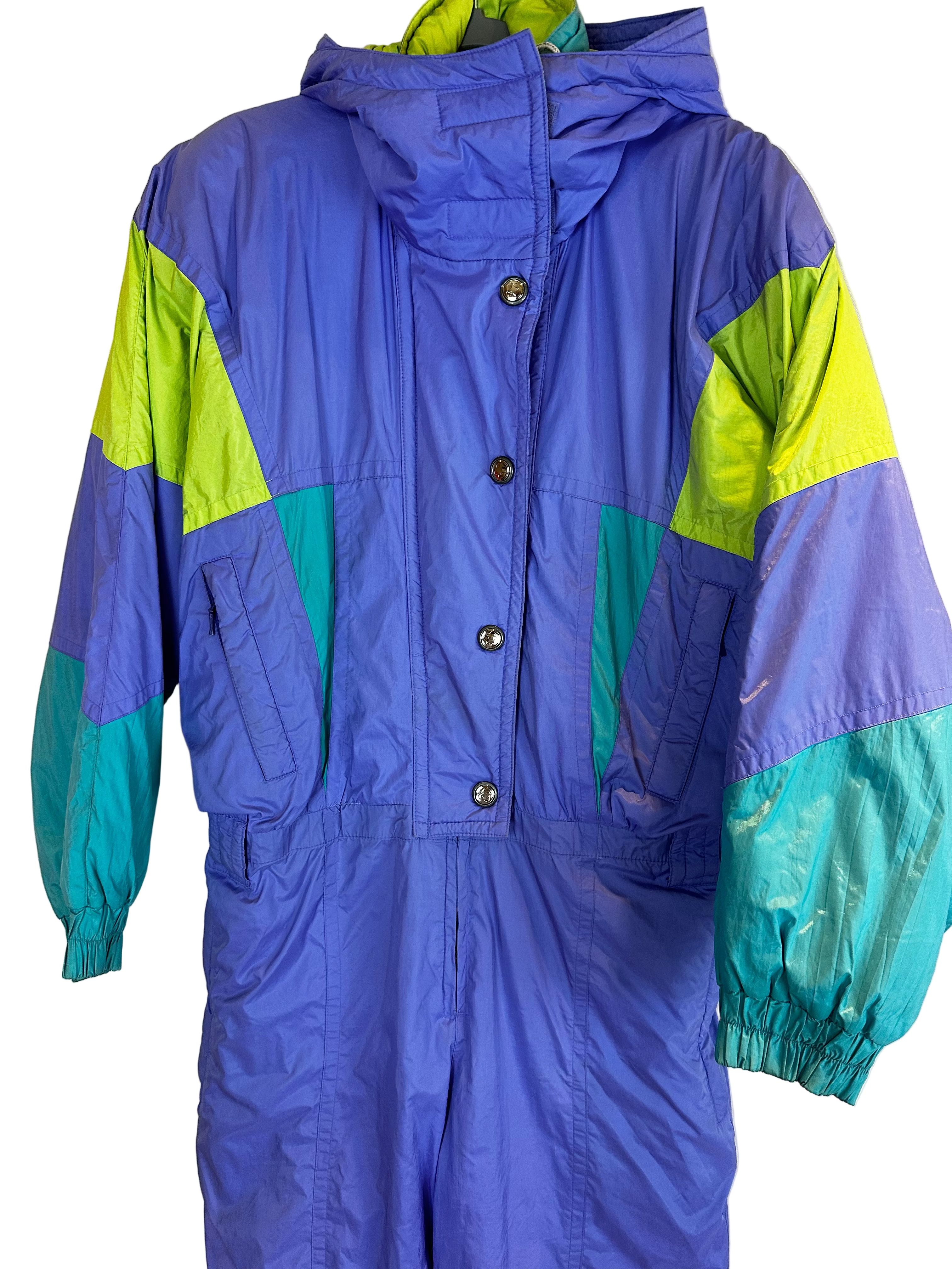 Vintage Skioverall von COLMAR in blau in M in size 44