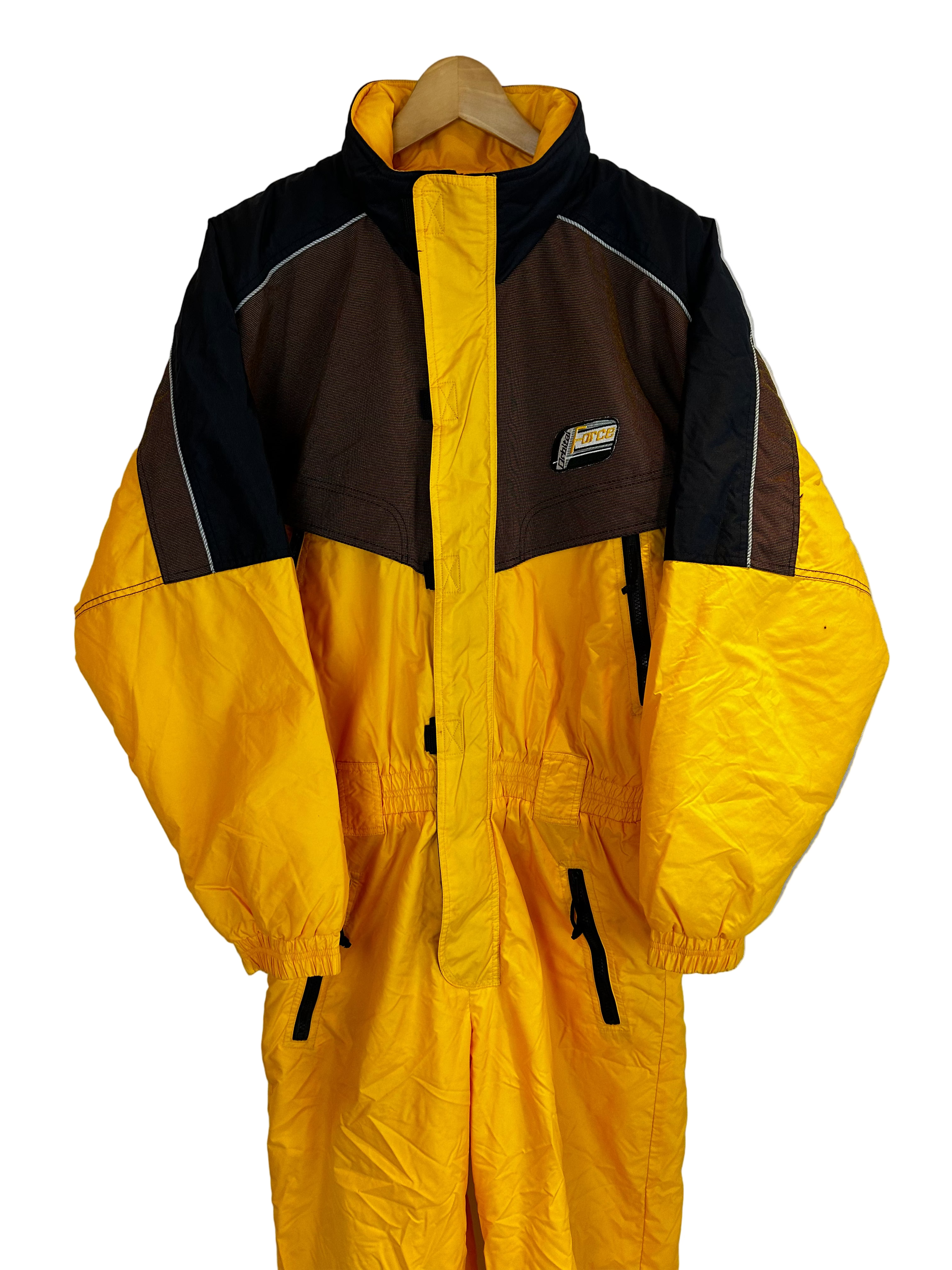 Vintage Skioverall von in gelb in L