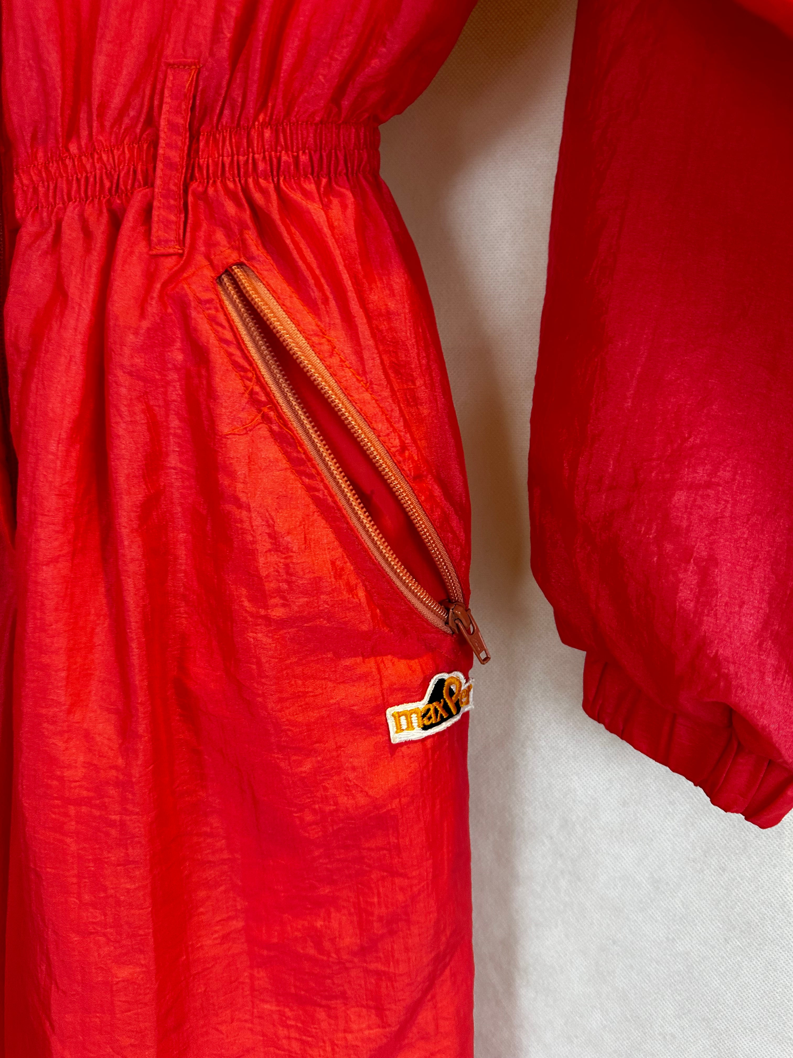 Vintage Skioverall von Perri in rot in S/M