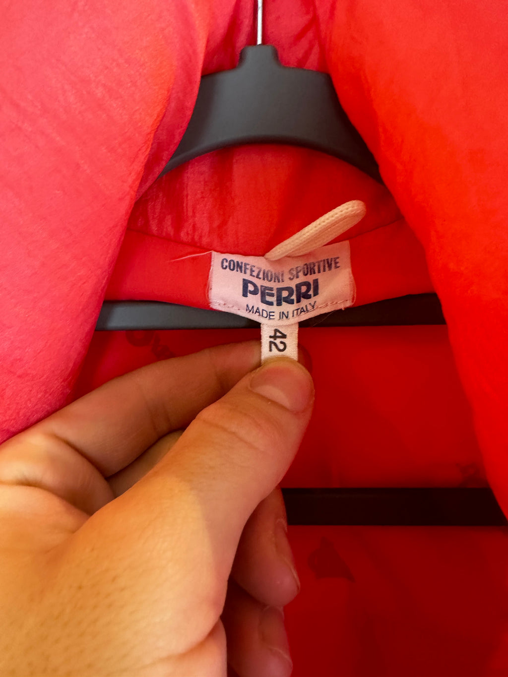 Vintage Skioverall von Perri in rot in S/M