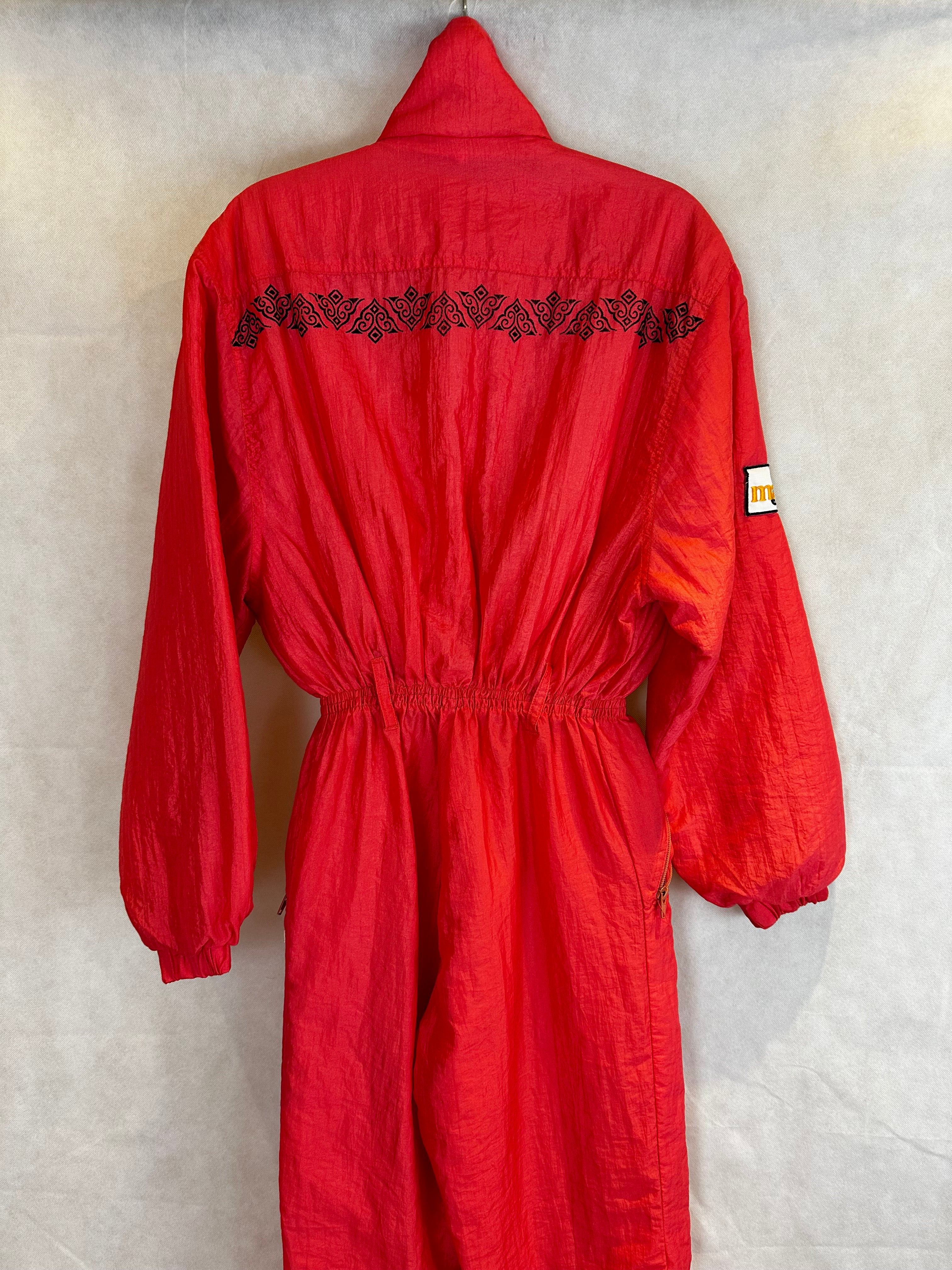 Vintage Skioverall von Perri in rot in S/M